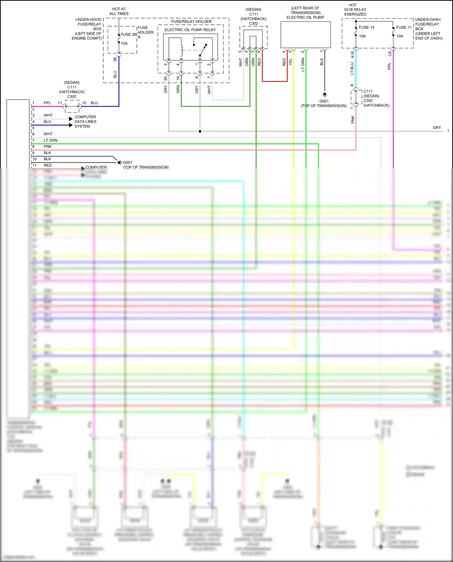Wiring diagram computer data lines system for Honda Civic XI (2021-2024) (81 of 93)