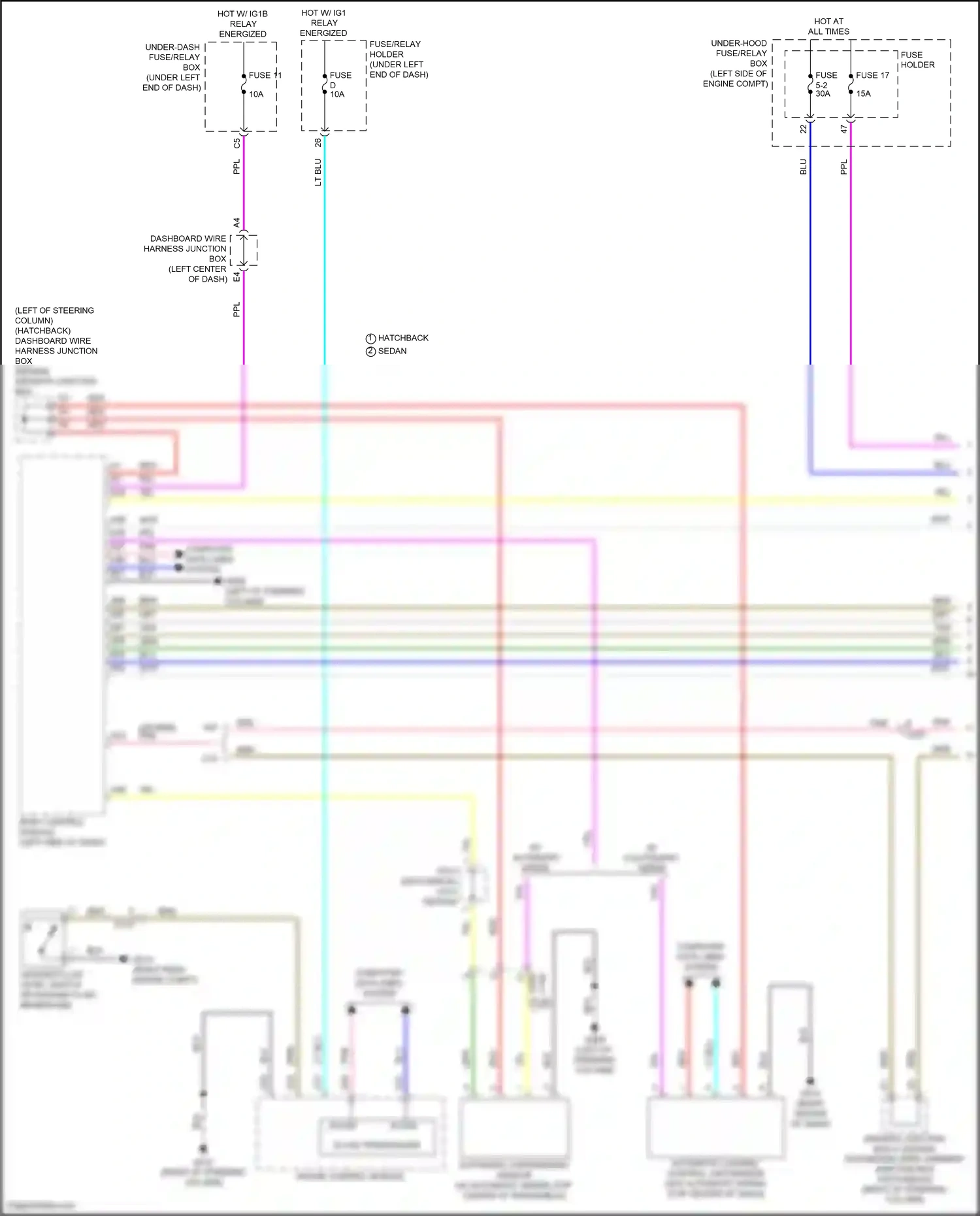 Wiring diagram computer data lines system for Honda Civic XI (2021-2024) (46 of 93)