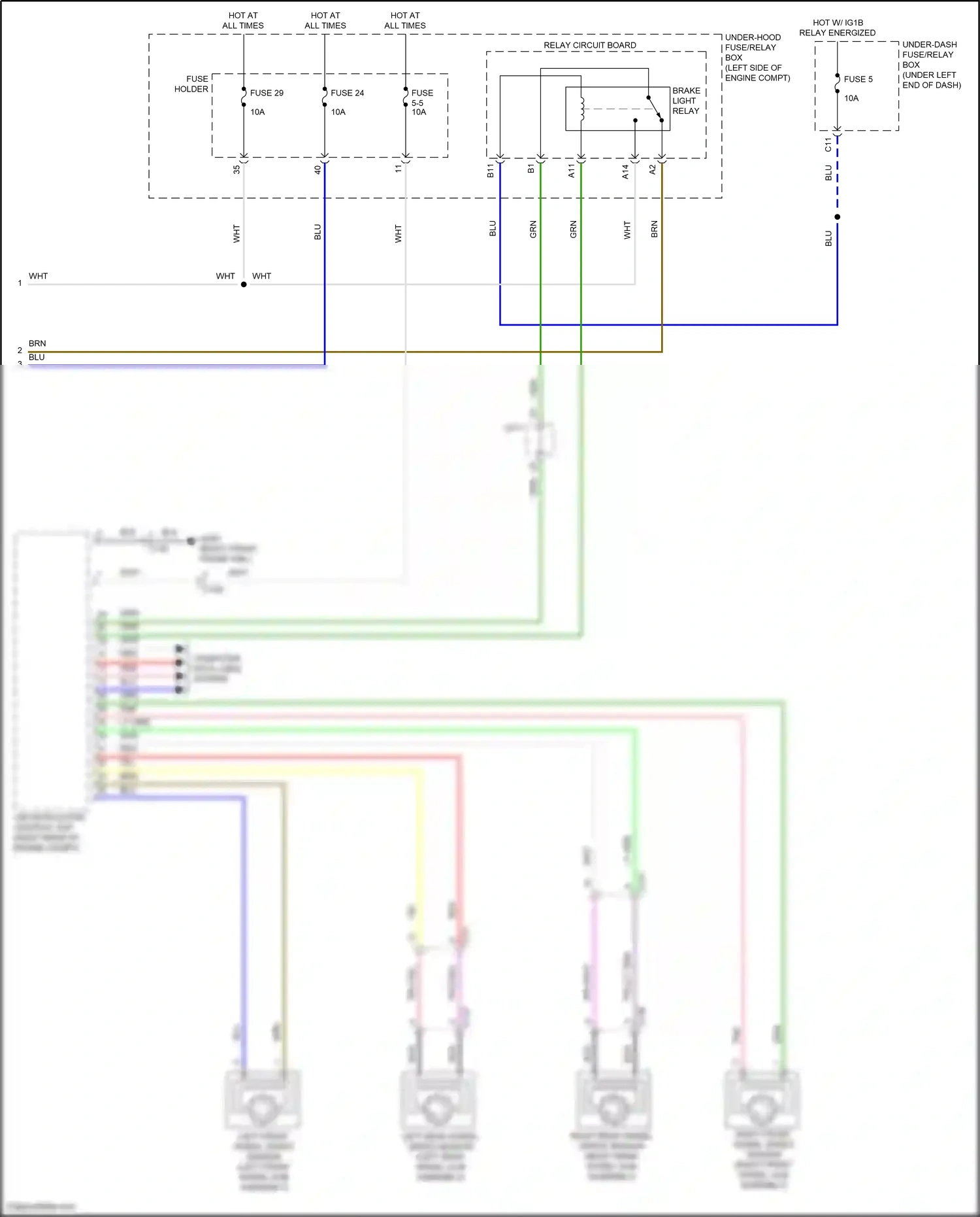 Wiring diagram computer data lines system for Honda Civic XI (2021-2024) (44 of 93)