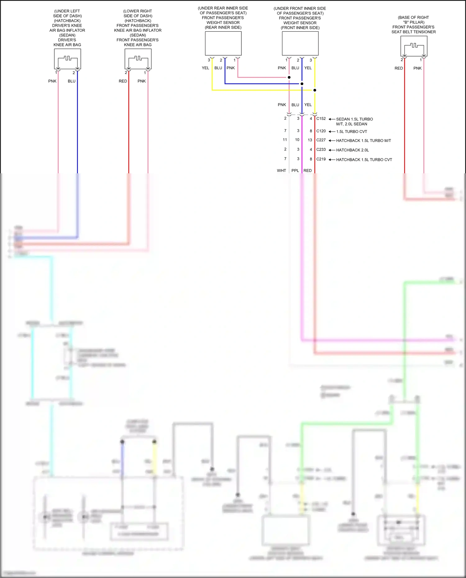Wiring diagram computer data lines system for Honda Civic XI (2021-2024) (60 of 93)