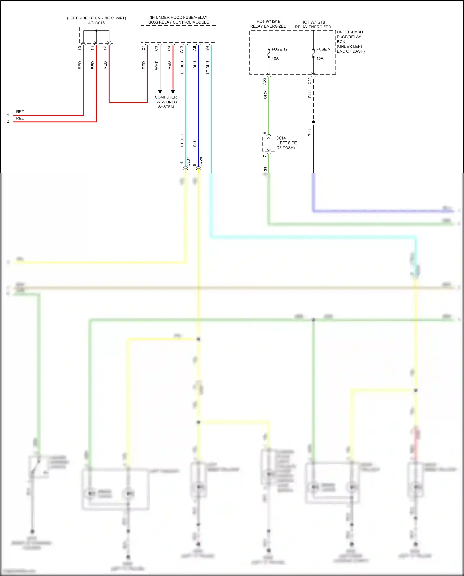 Wiring diagram computer data lines system for Honda Civic XI (2021-2024) (83 of 93)