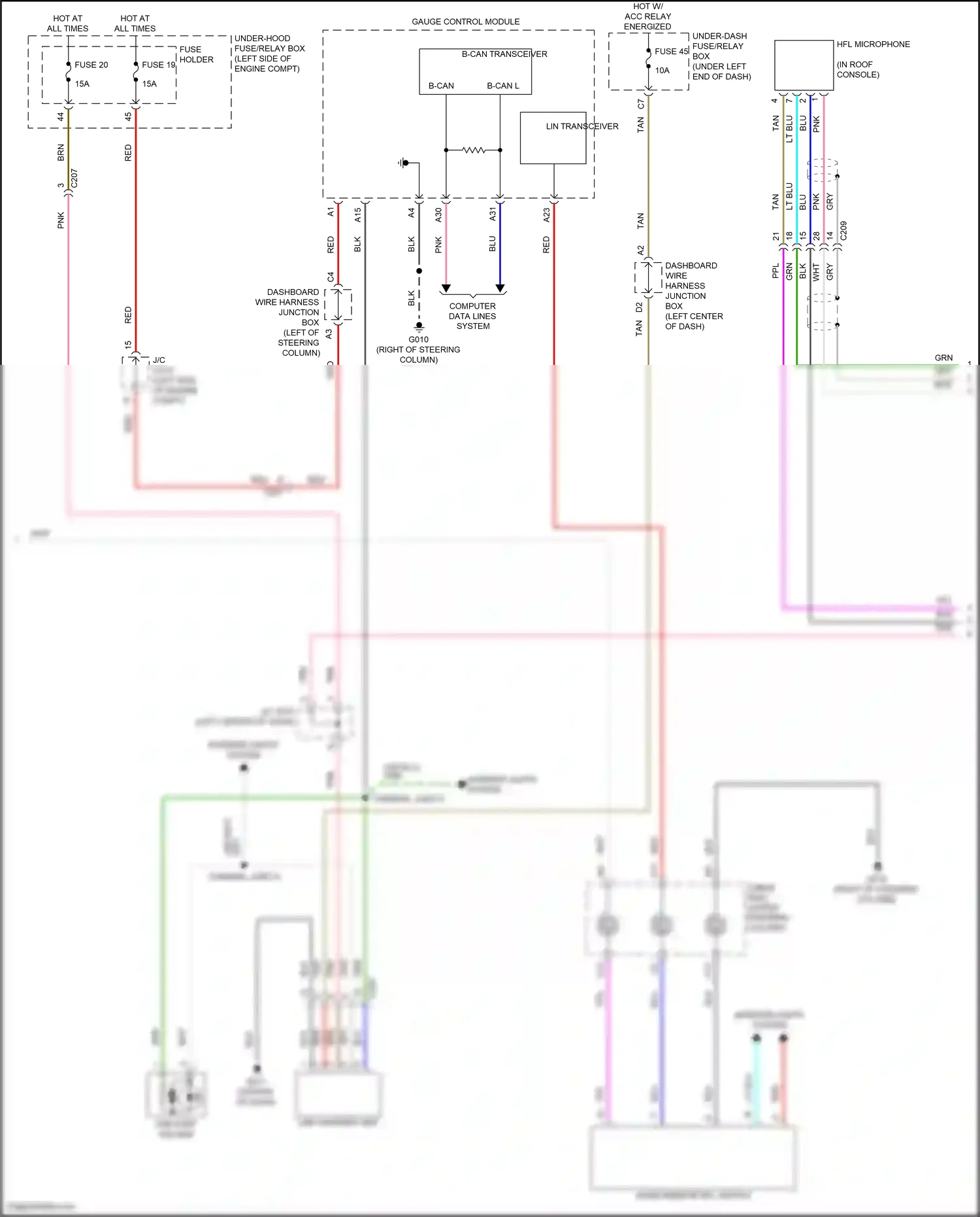 Wiring diagram computer data lines system for Honda Civic XI (2021-2024) (73 of 93)