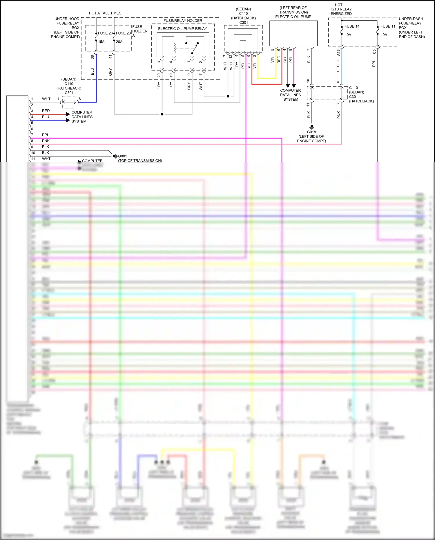 Wiring diagram computer data lines system for Honda Civic XI (2021-2024) (92 of 93)
