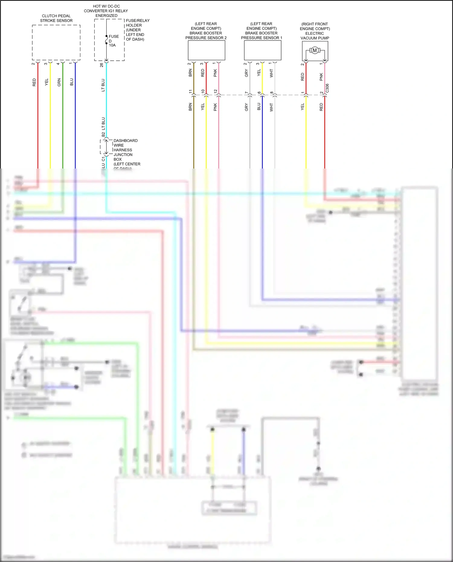 Wiring diagram computer data lines system for Honda Civic XI (2021-2024) (13 of 93)