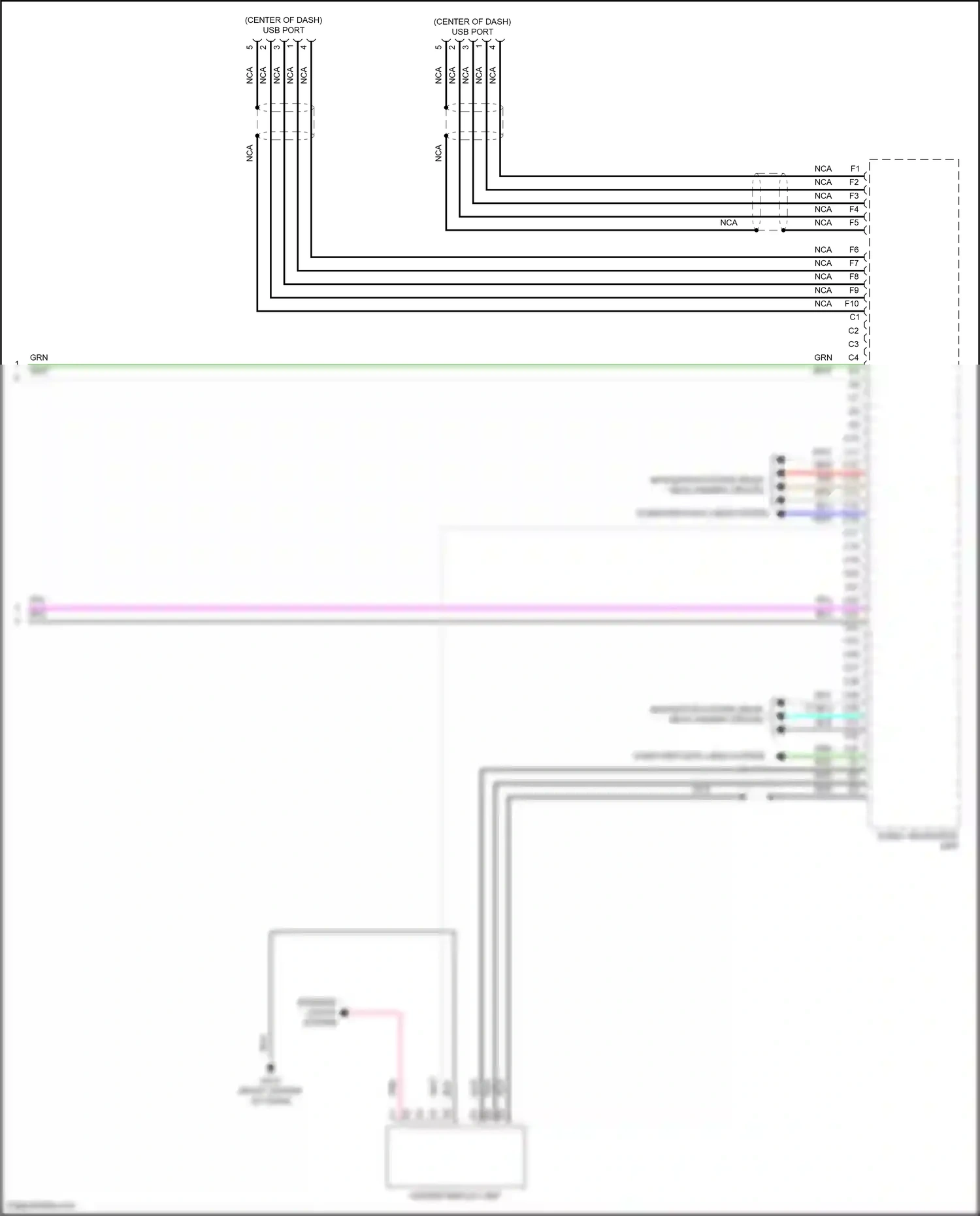 Wiring diagram computer data lines system for Honda Civic XI (2021-2024) (4 of 93)
