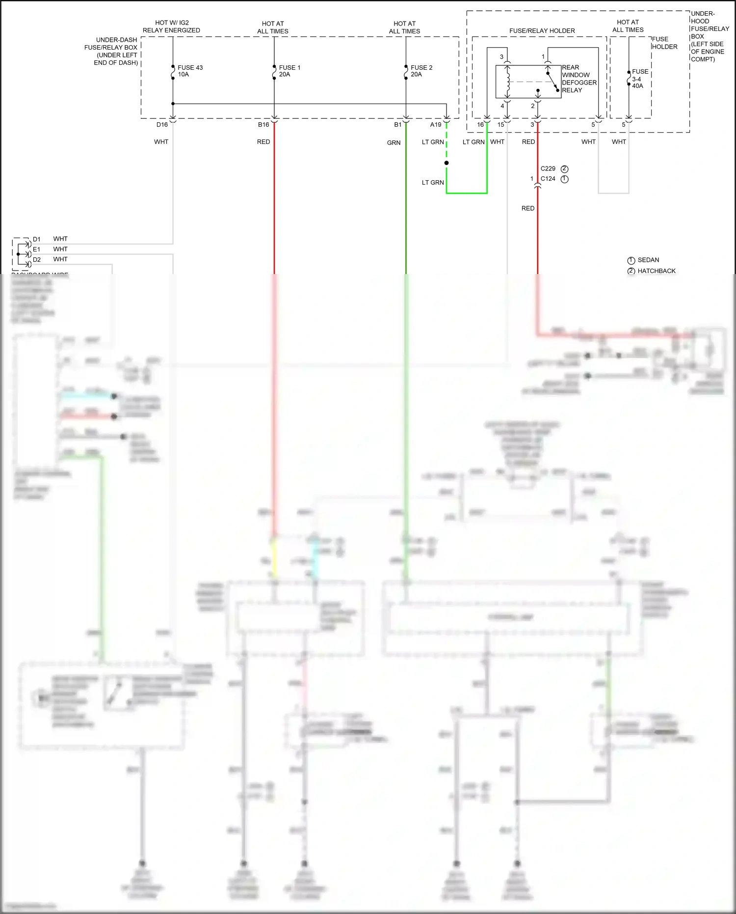 Wiring diagram control unit) for Honda Civic XI (2021-2024) (2 of 5)
