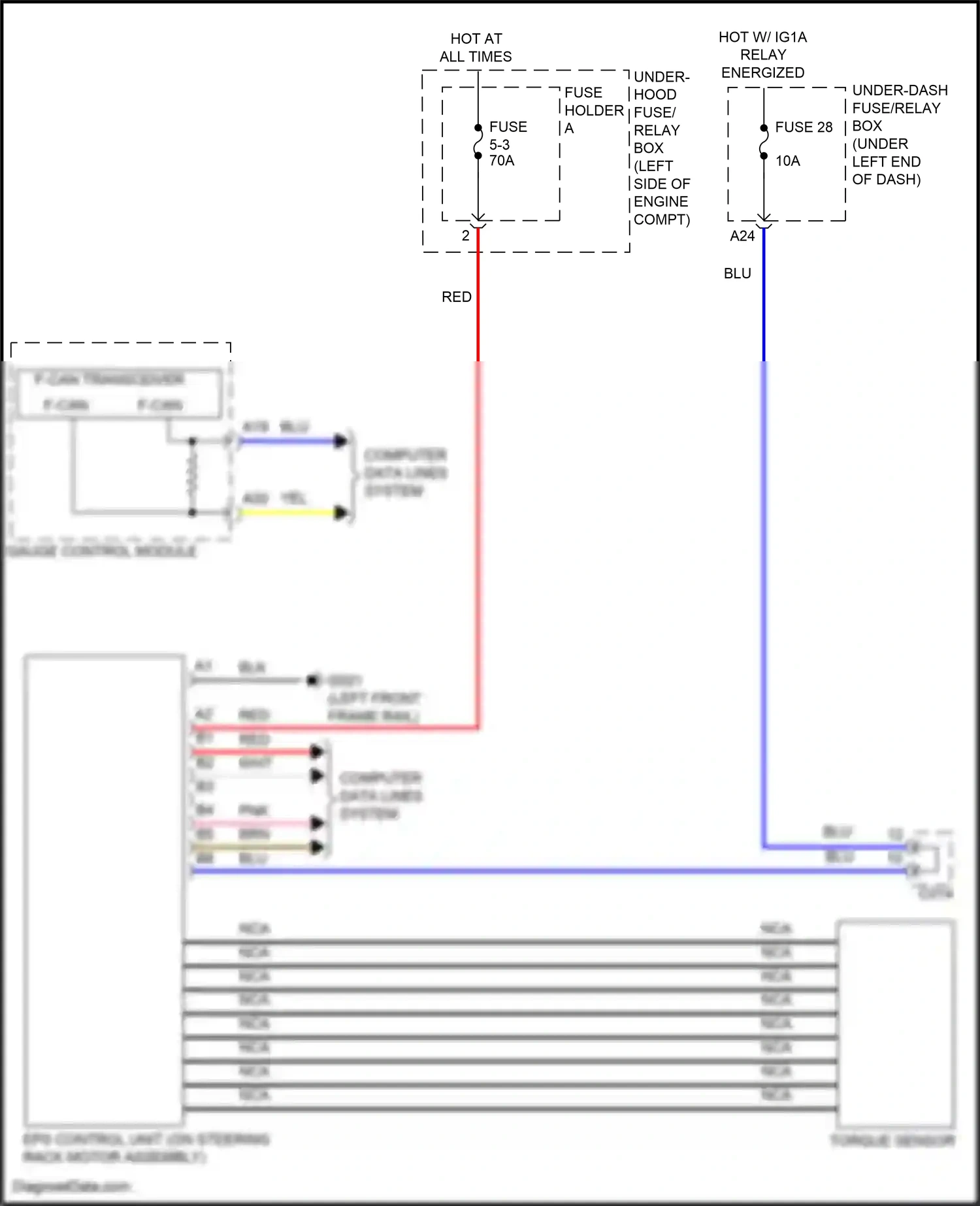 Wiring diagram gauge control module for Honda Civic XI (2021-2024) (13 of 50)
