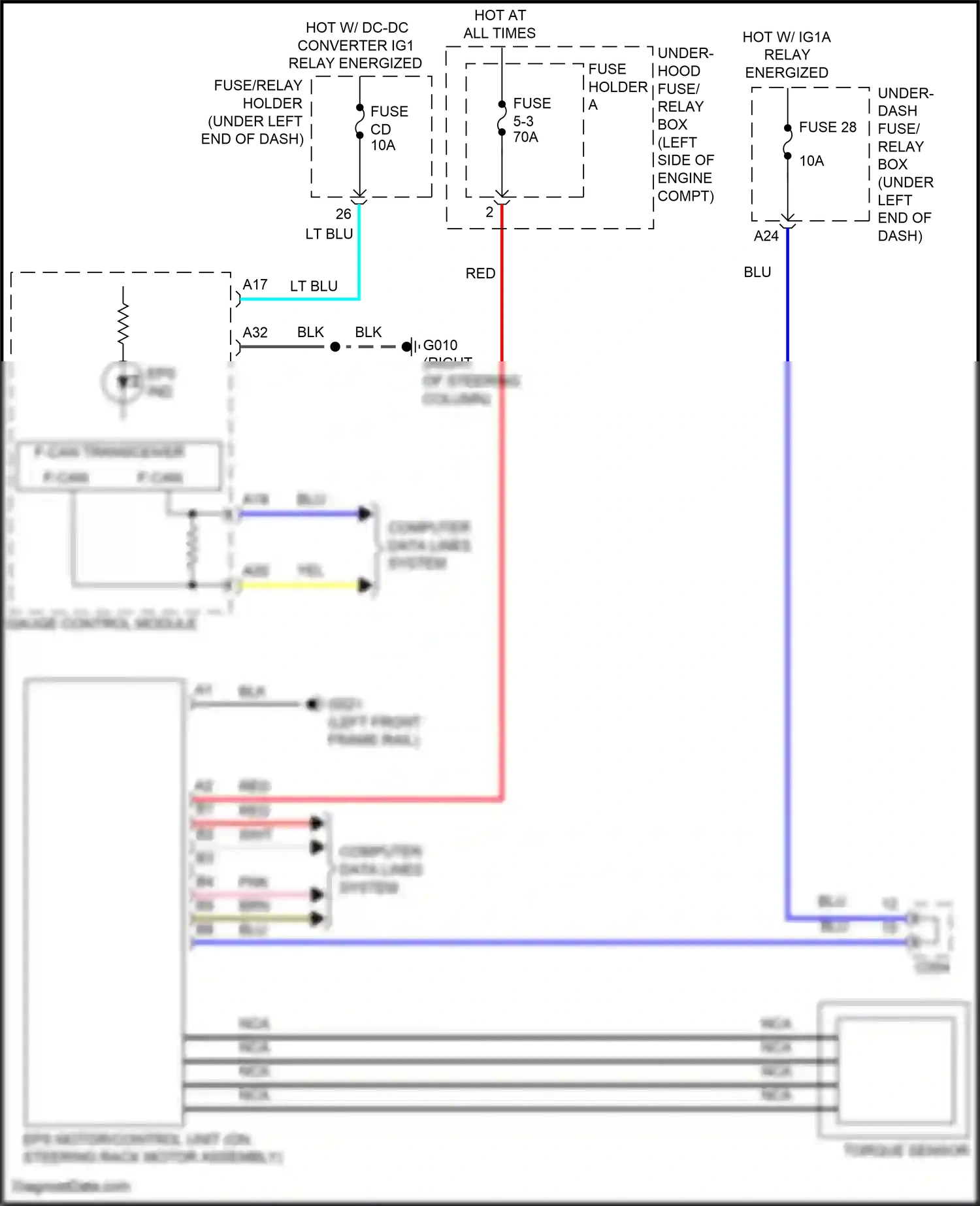 Wiring diagram gauge control module for Honda Civic XI (2021-2024) (14 of 50)