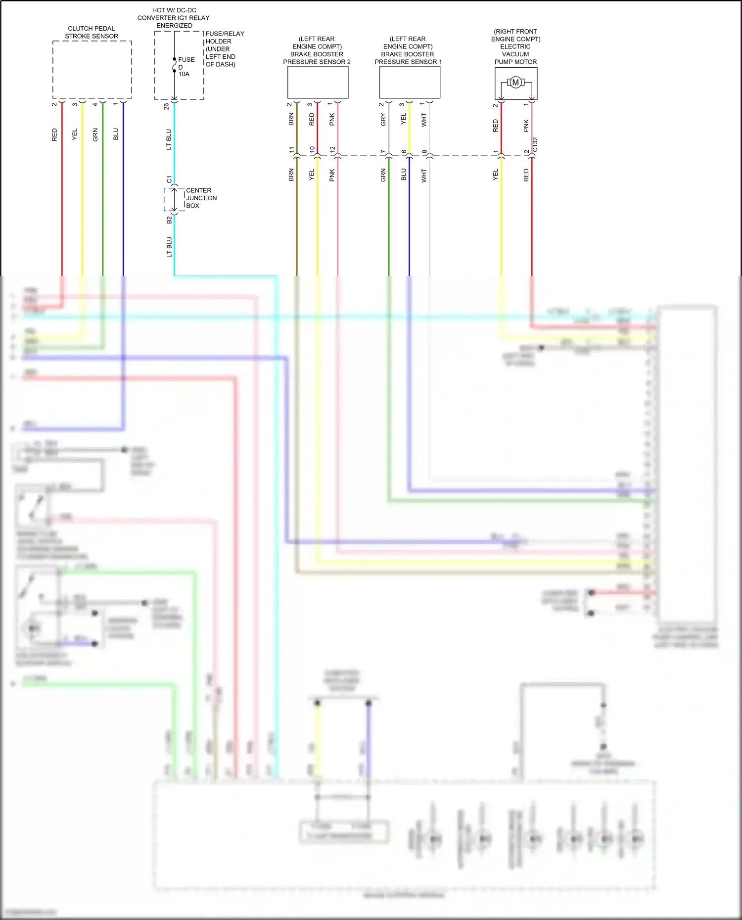 Wiring diagram gauge control module for Honda Civic XI (2021-2024) (2 of 50)