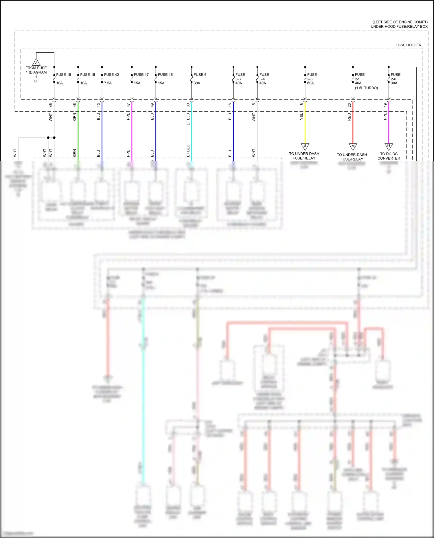Wiring diagram power window master switch for Honda Civic XI (2021-2024) (6 of 18)