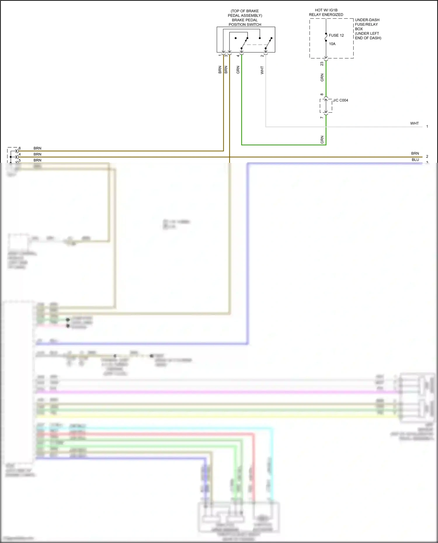 Wiring diagram sensor b for Honda Civic XI (2021-2024) (2 of 2)