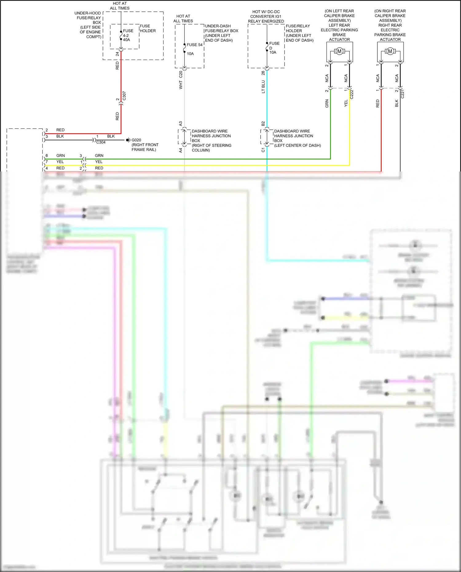 Wiring diagram vsa modulator control unit for Honda Civic XI (2021-2024) (3 of 18)