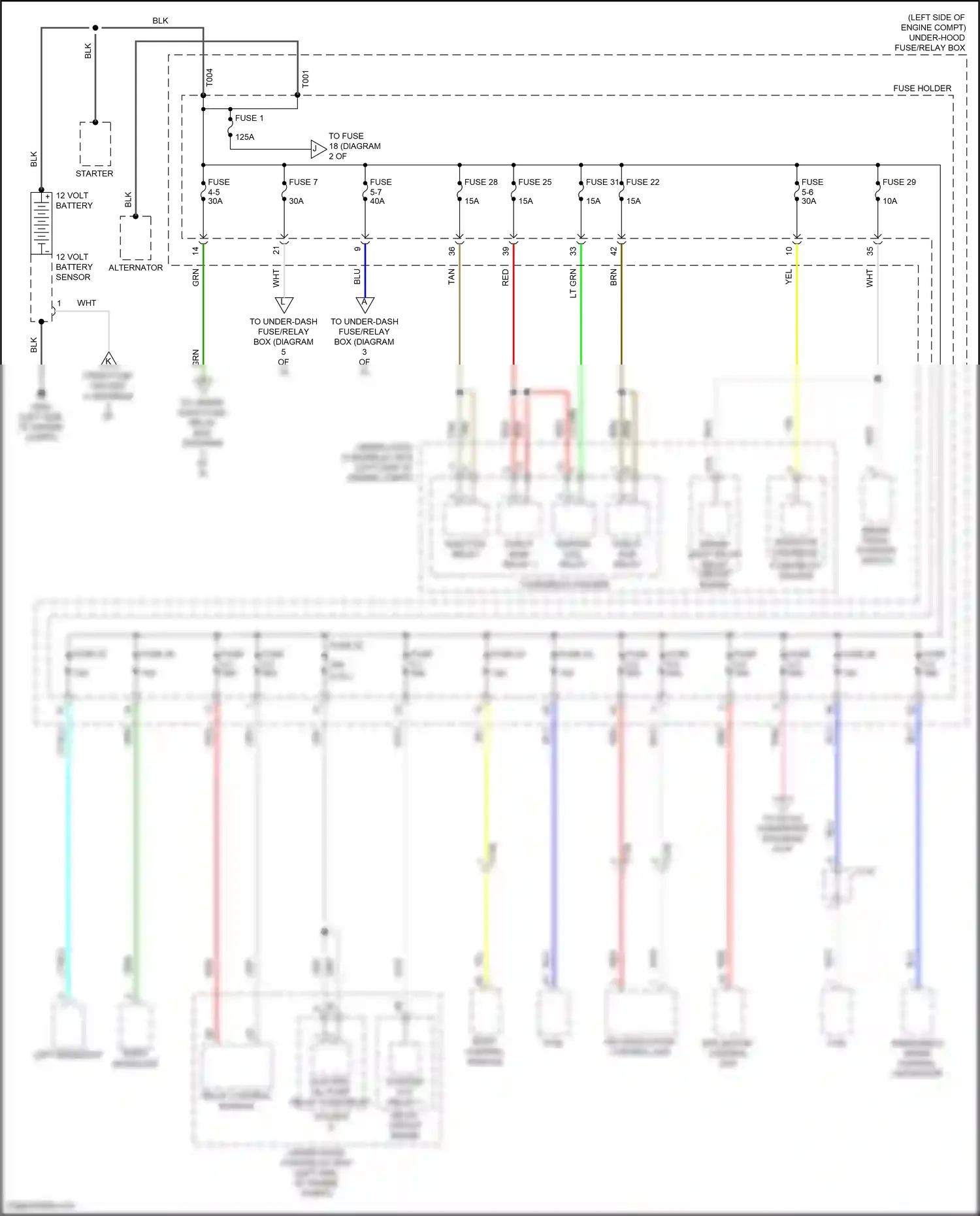 Wiring diagram vsa modulator control unit for Honda Civic XI (2021-2024) (9 of 18)