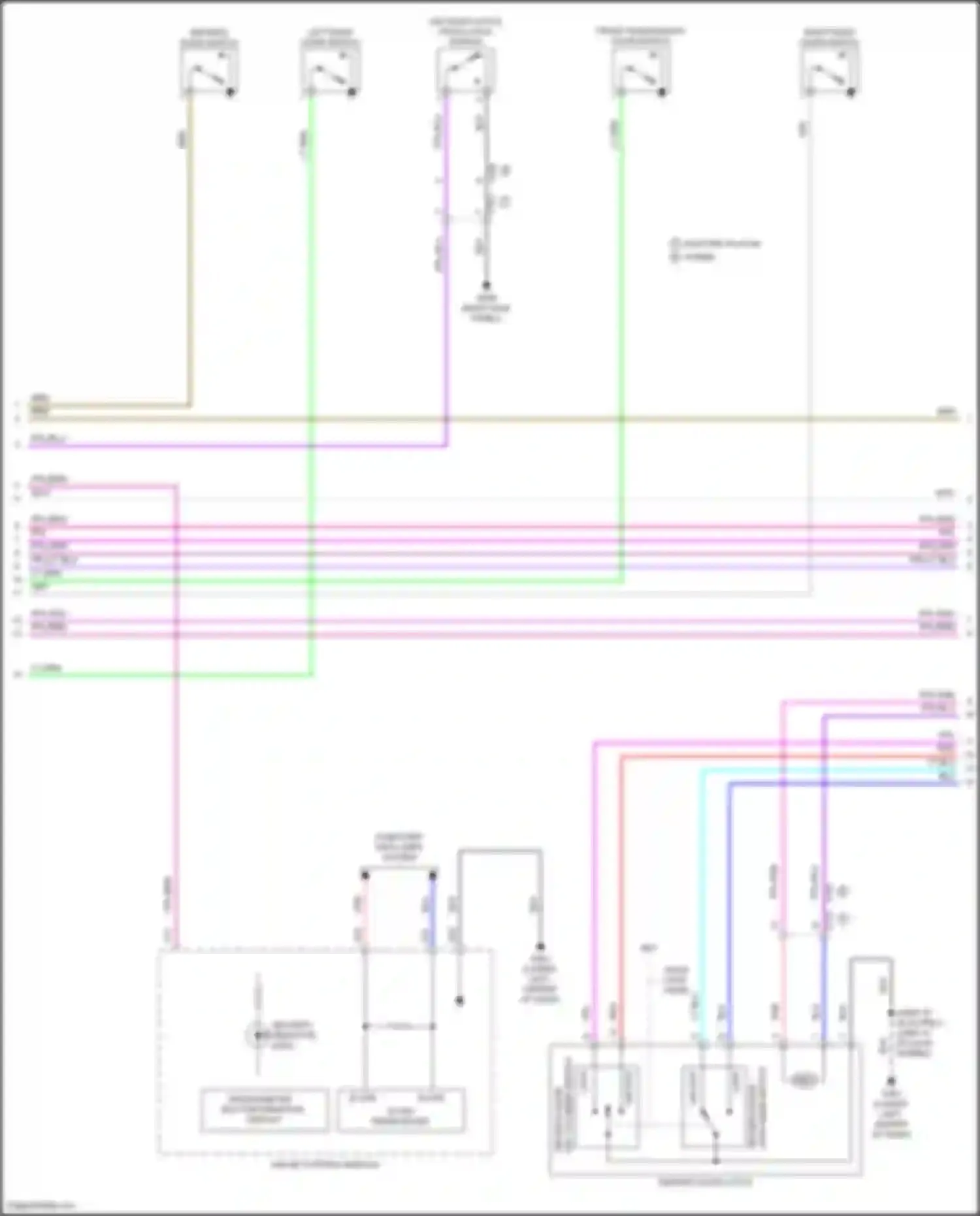 Clarity Honda II (2016-2021): Anti-theft circuit (4 of 6)