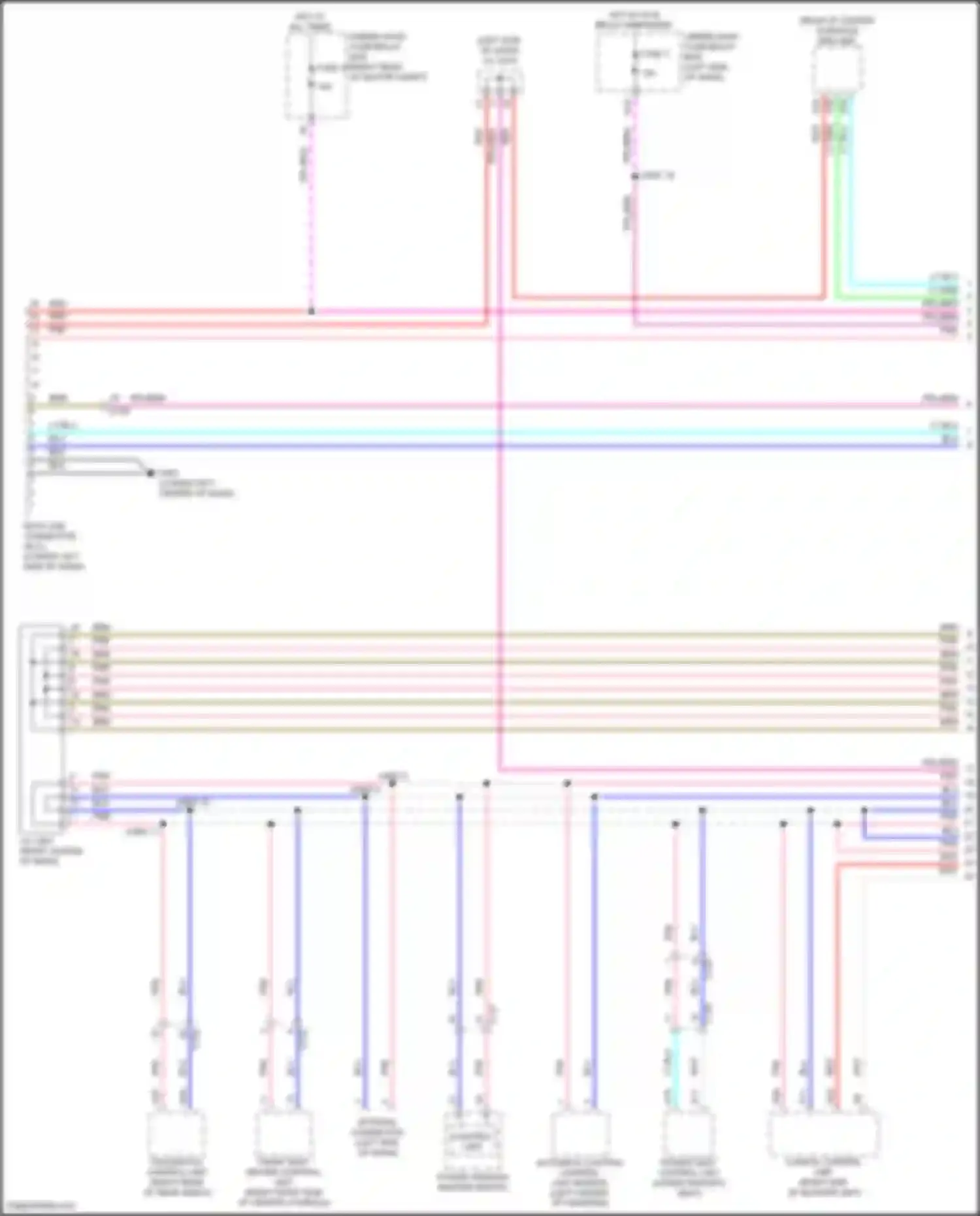 Clarity Honda II (2016-2021): Electric, computer data lines circuit (1 of 4)
