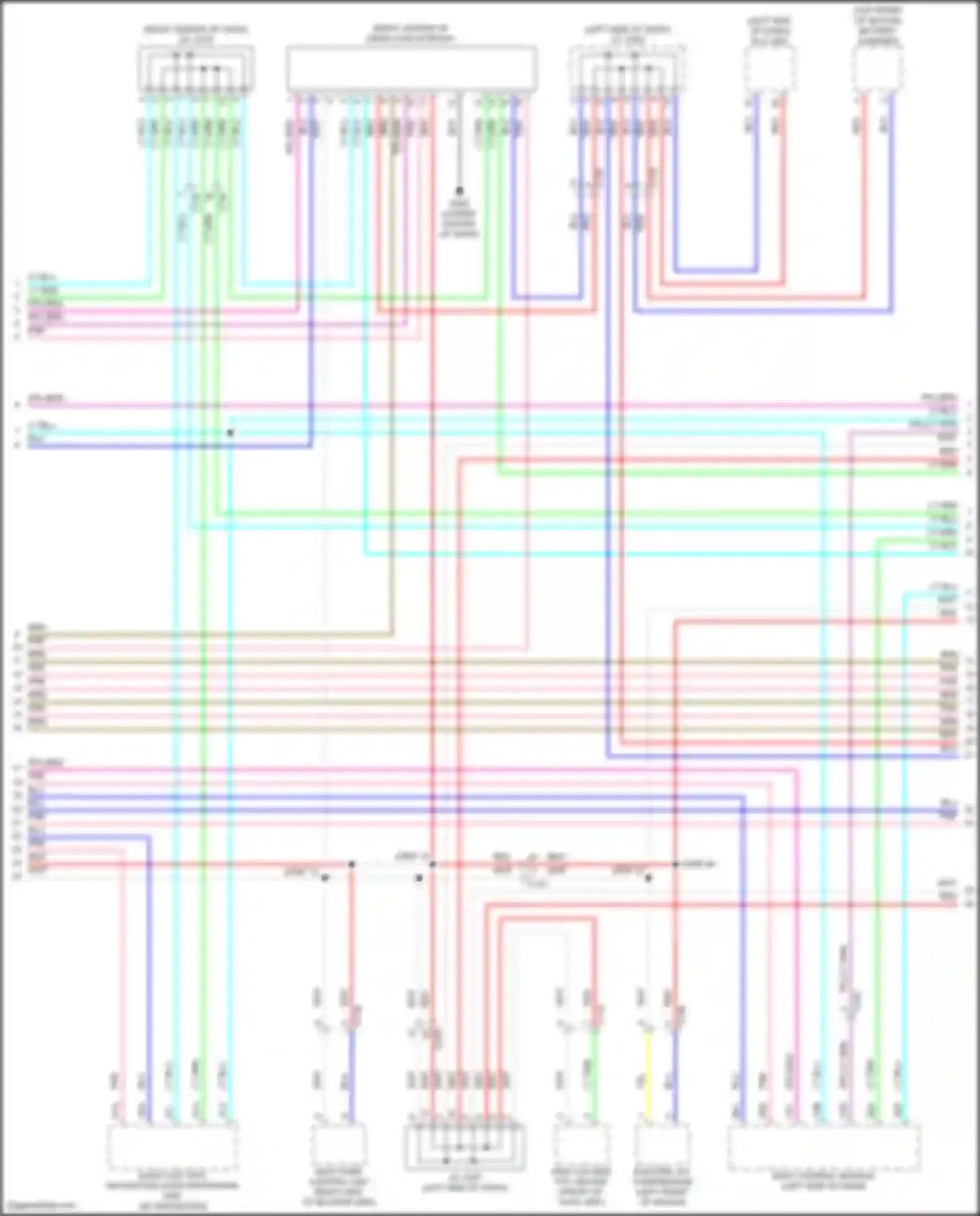 Clarity Honda II (2016-2021): Electric, computer data lines circuit (2 of 4)