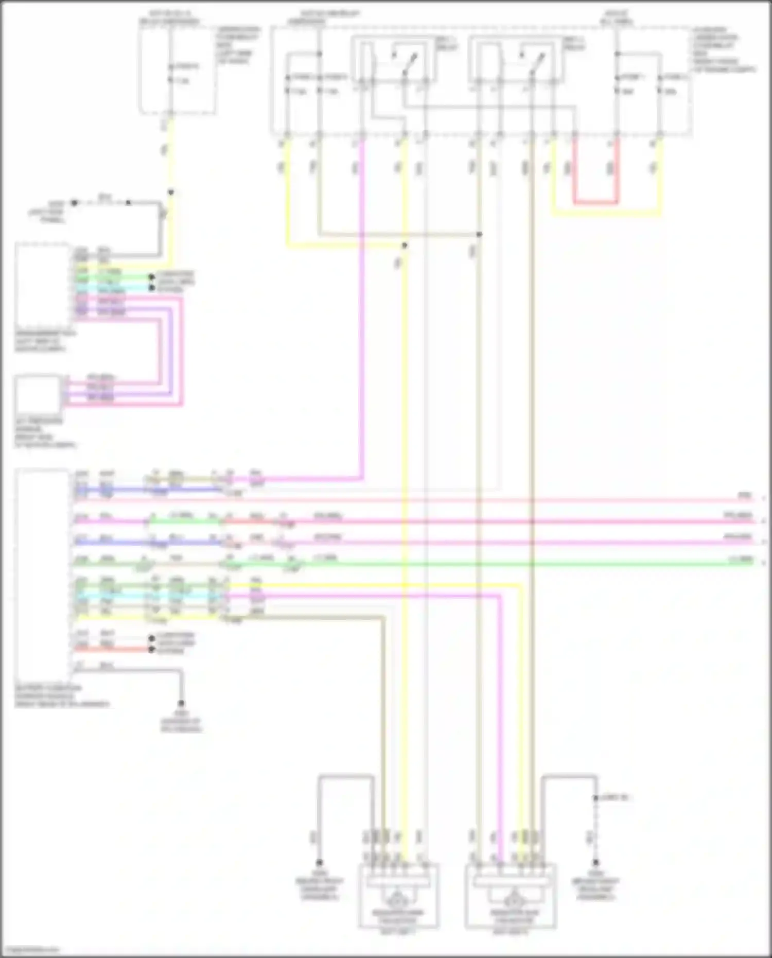 Clarity Honda II (2016-2021): Electric, cooling fan circuit (1 of 2)
