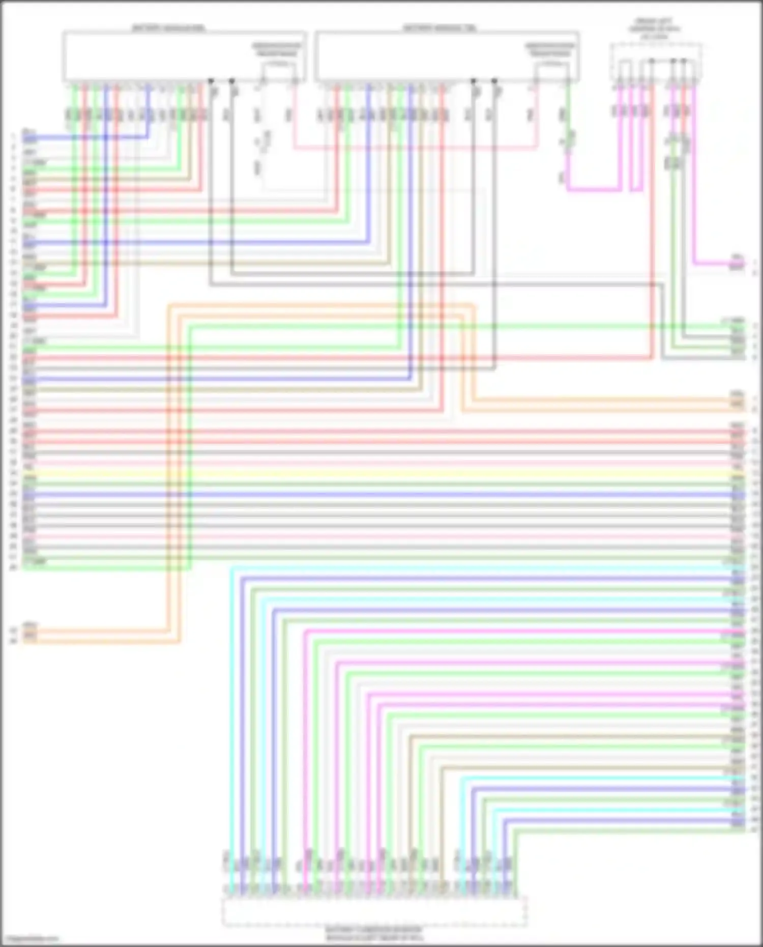 Clarity Honda II (2016-2021): Wiring diagram engine performance 1.5l, hybrid control circuit (14 of 17)