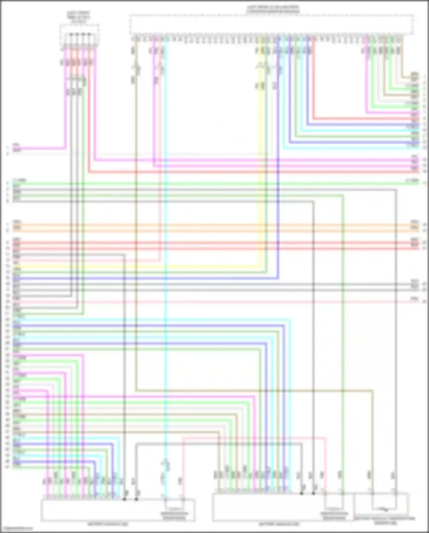 Clarity Honda II (2016-2021): Wiring diagram engine performance 1.5l, hybrid control circuit (15 of 17)