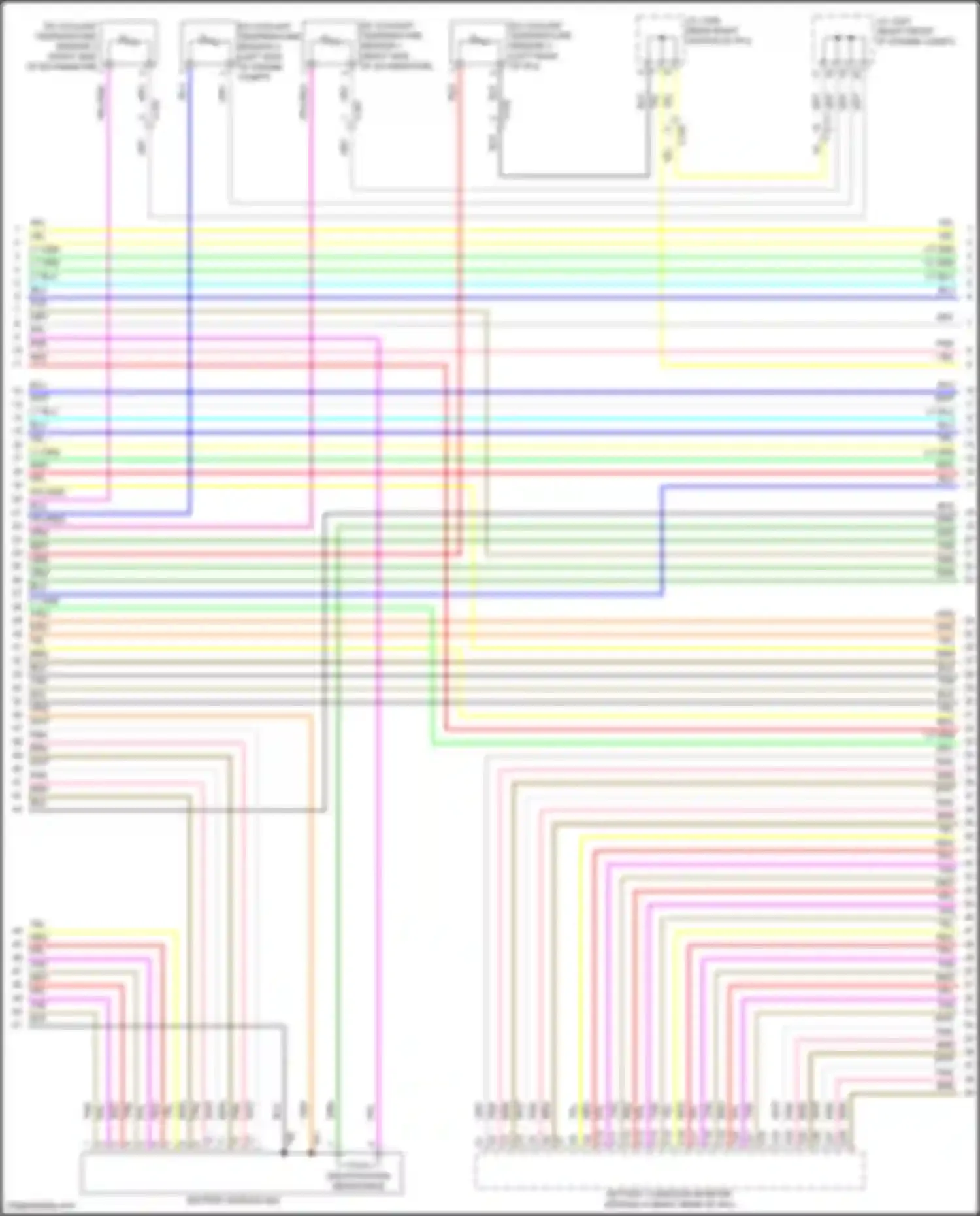 Clarity Honda II (2016-2021): Wiring diagram engine performance 1.5l, hybrid control circuit (5 of 17)