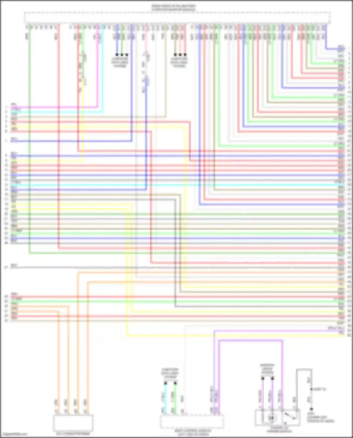 Clarity Honda II (2016-2021): Wiring diagram engine performance 1.5l, hybrid control circuit (8 of 17)