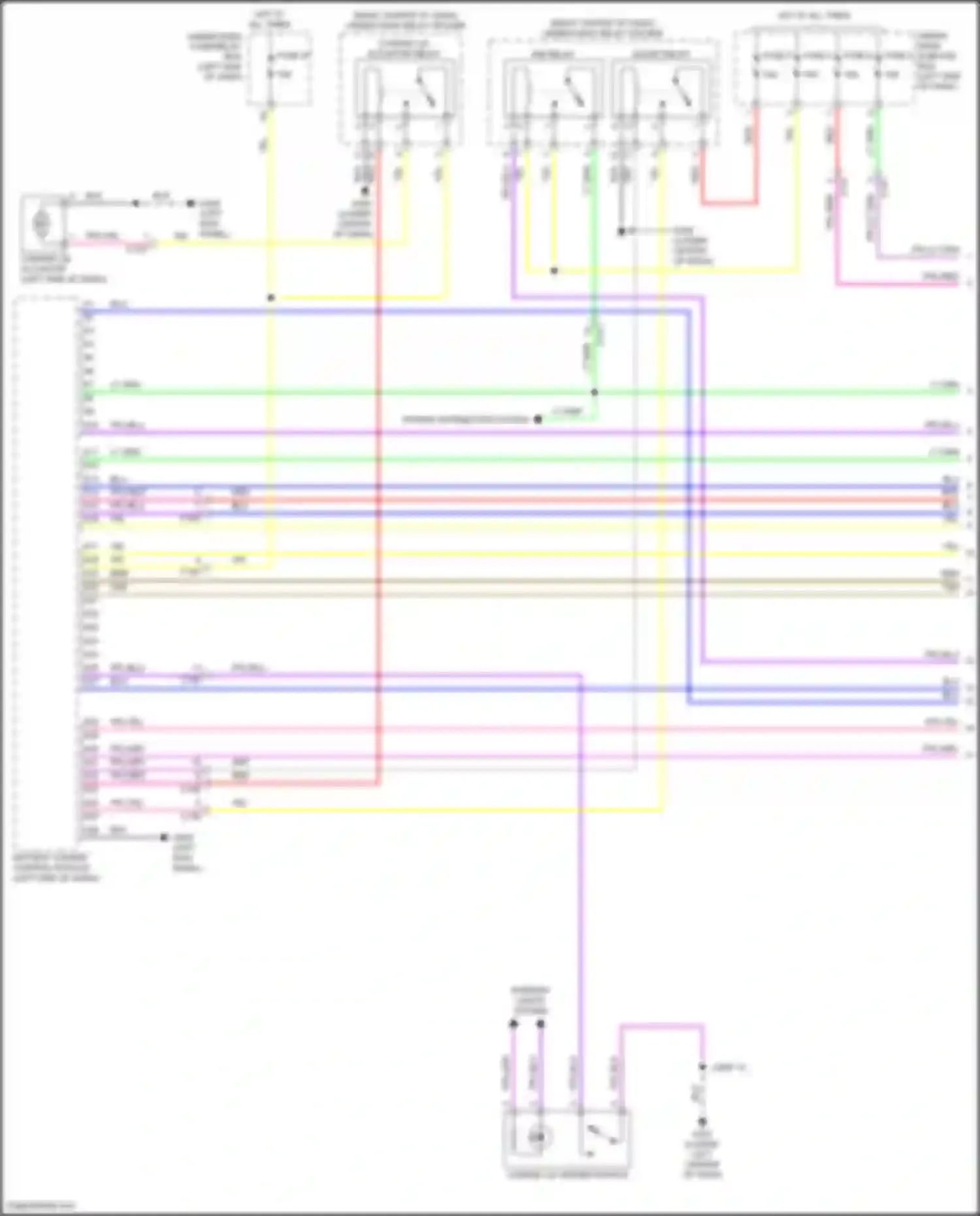 Clarity Honda II (2016-2021): Wiring diagram engine performance electric, engine controls circuit (1 of 22)