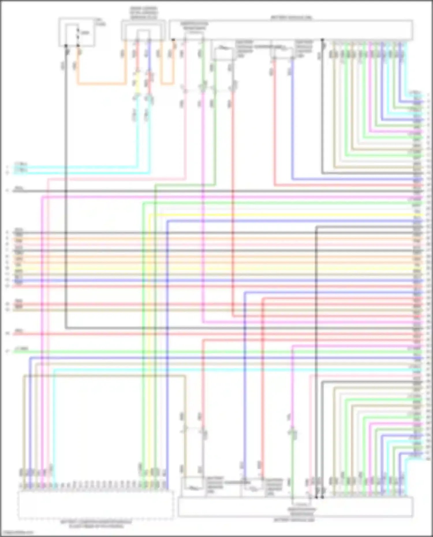 Clarity Honda II (2016-2021): Wiring diagram engine performance electric, engine controls circuit (13 of 22)