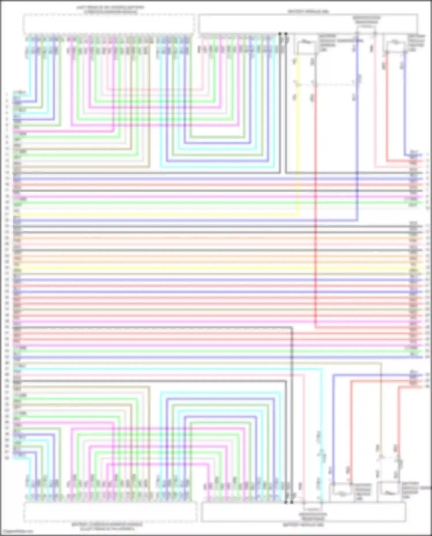 Clarity Honda II (2016-2021): Wiring diagram engine performance electric, engine controls circuit (14 of 22)