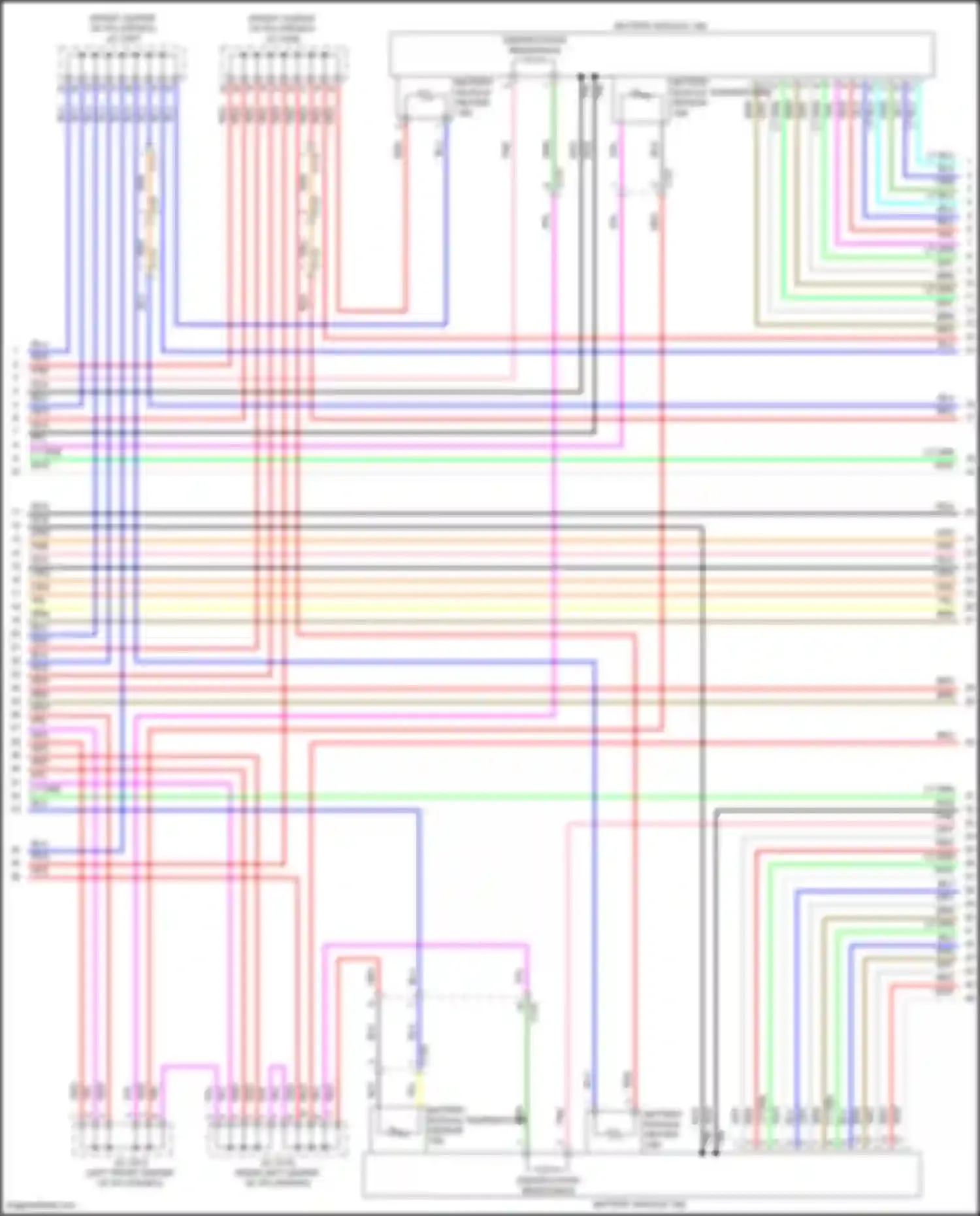 Clarity Honda II (2016-2021): Wiring diagram engine performance electric, engine controls circuit (15 of 22)