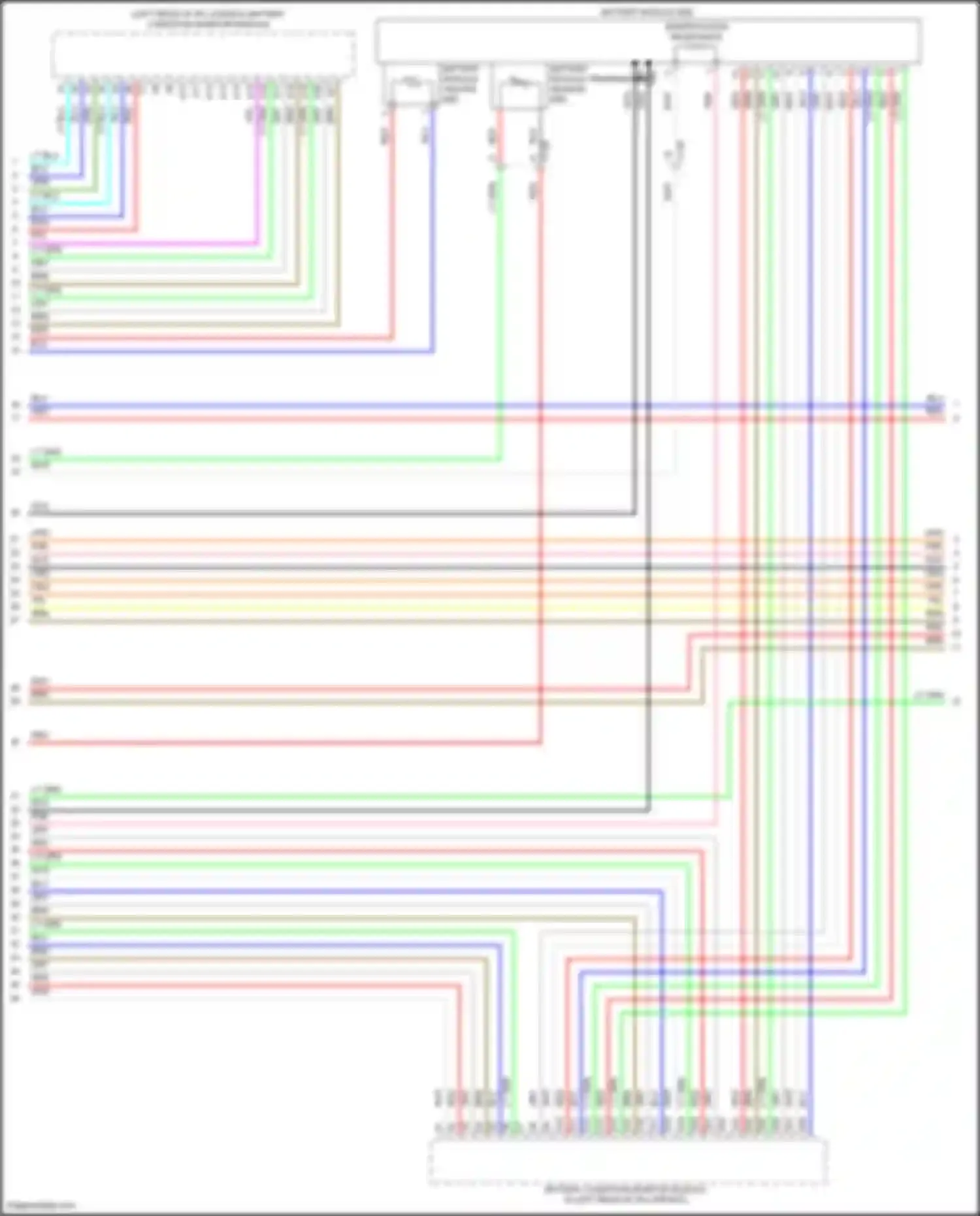 Clarity Honda II (2016-2021): Wiring diagram engine performance electric, engine controls circuit (16 of 22)