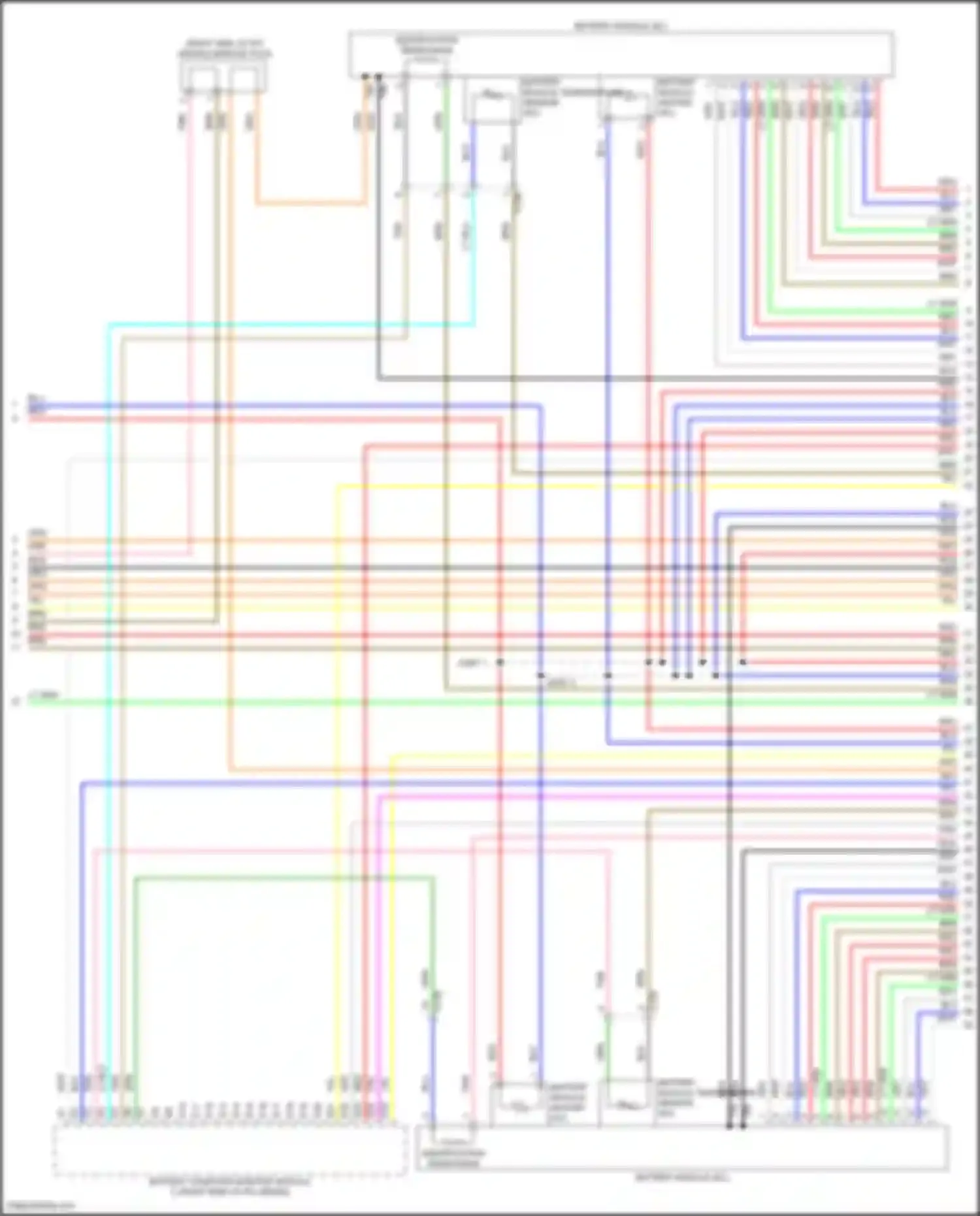 Clarity Honda II (2016-2021): Wiring diagram engine performance electric, engine controls circuit (17 of 22)