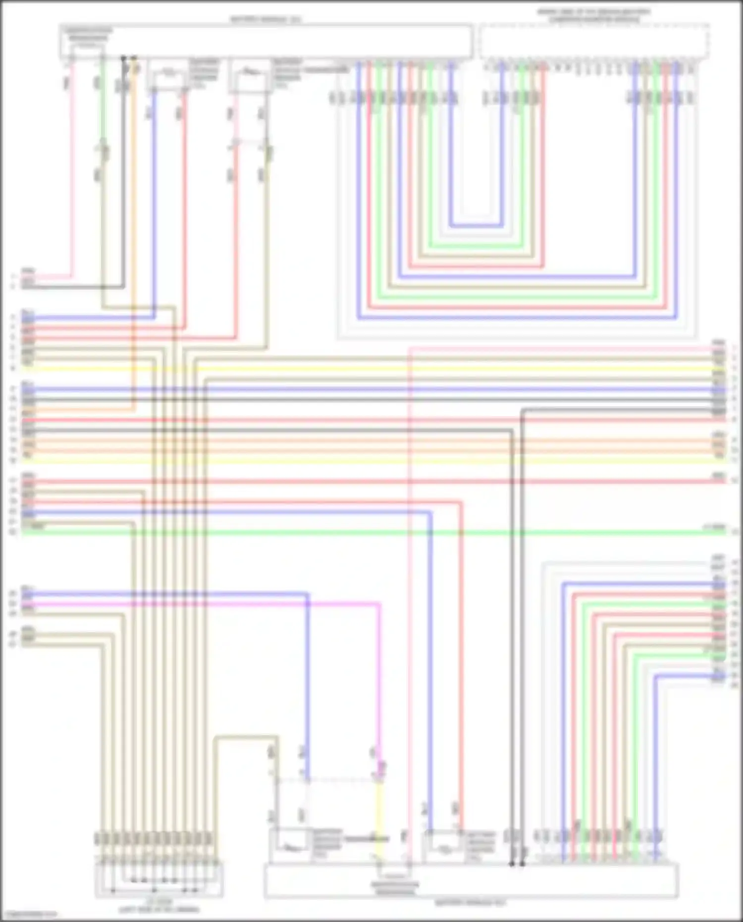 Clarity Honda II (2016-2021): Wiring diagram engine performance electric, engine controls circuit (19 of 22)