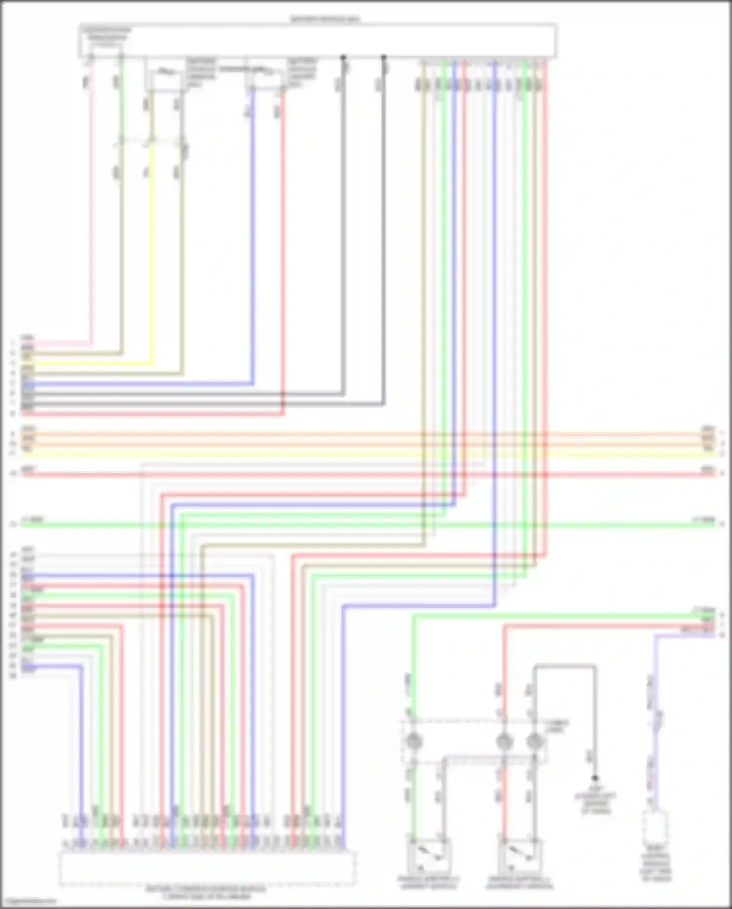Clarity Honda II (2016-2021): Wiring diagram engine performance electric, engine controls circuit (20 of 22)