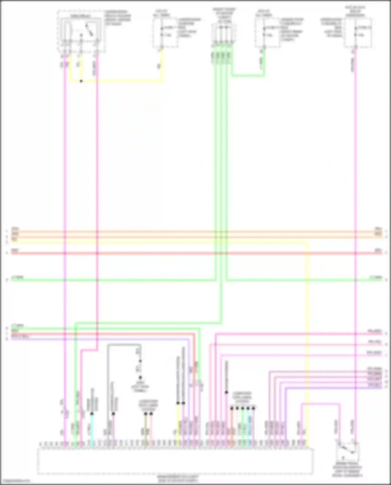 Clarity Honda II (2016-2021): Wiring diagram engine performance electric, engine controls circuit (21 of 22)