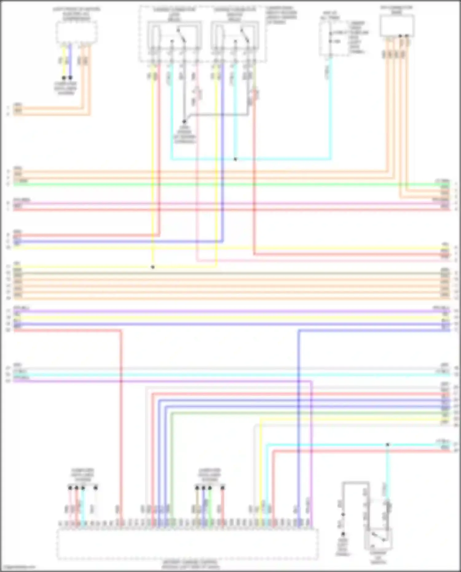 Clarity Honda II (2016-2021): Wiring diagram engine performance electric, engine controls circuit (3 of 22)