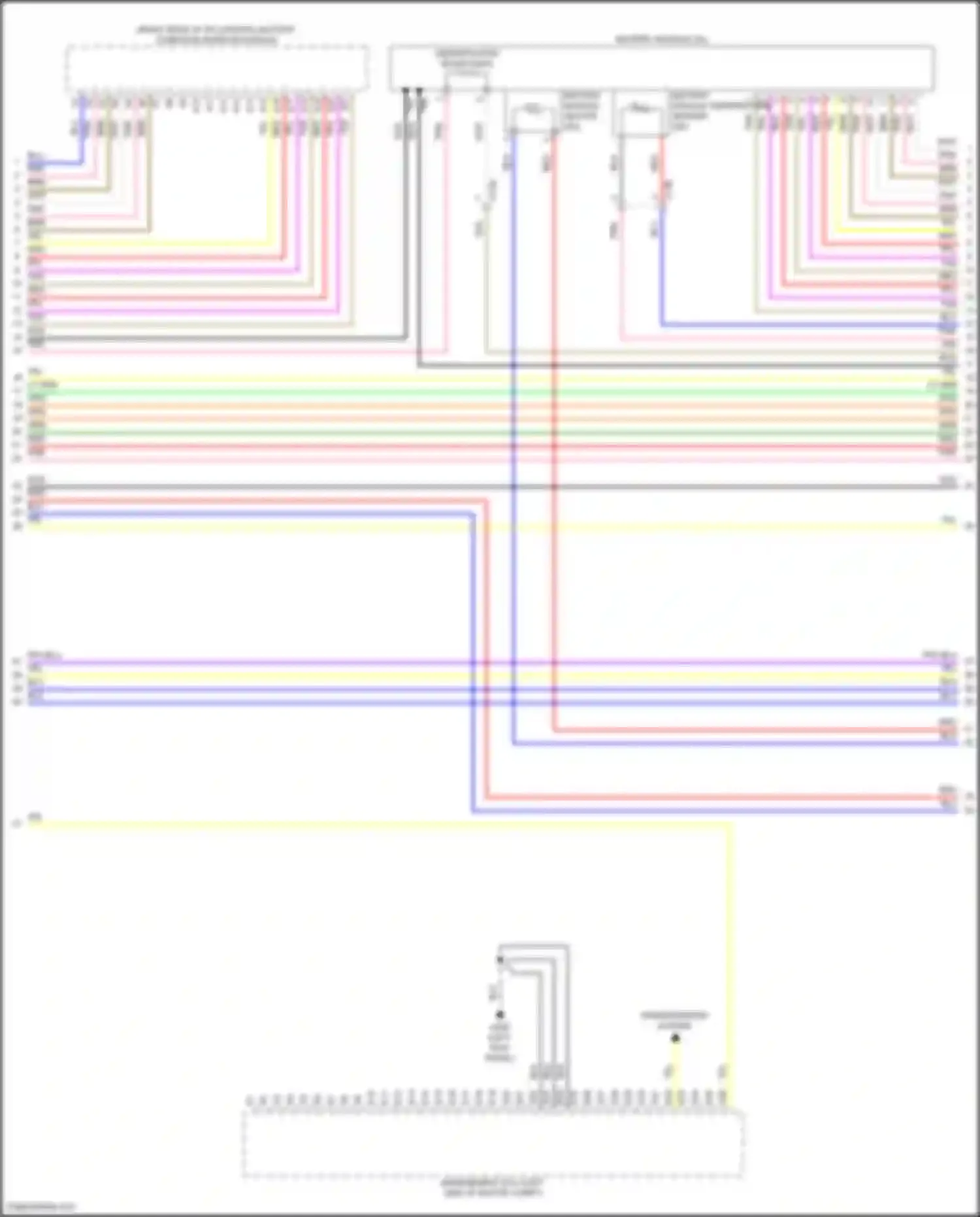 Clarity Honda II (2016-2021): Wiring diagram engine performance electric, engine controls circuit (5 of 22)