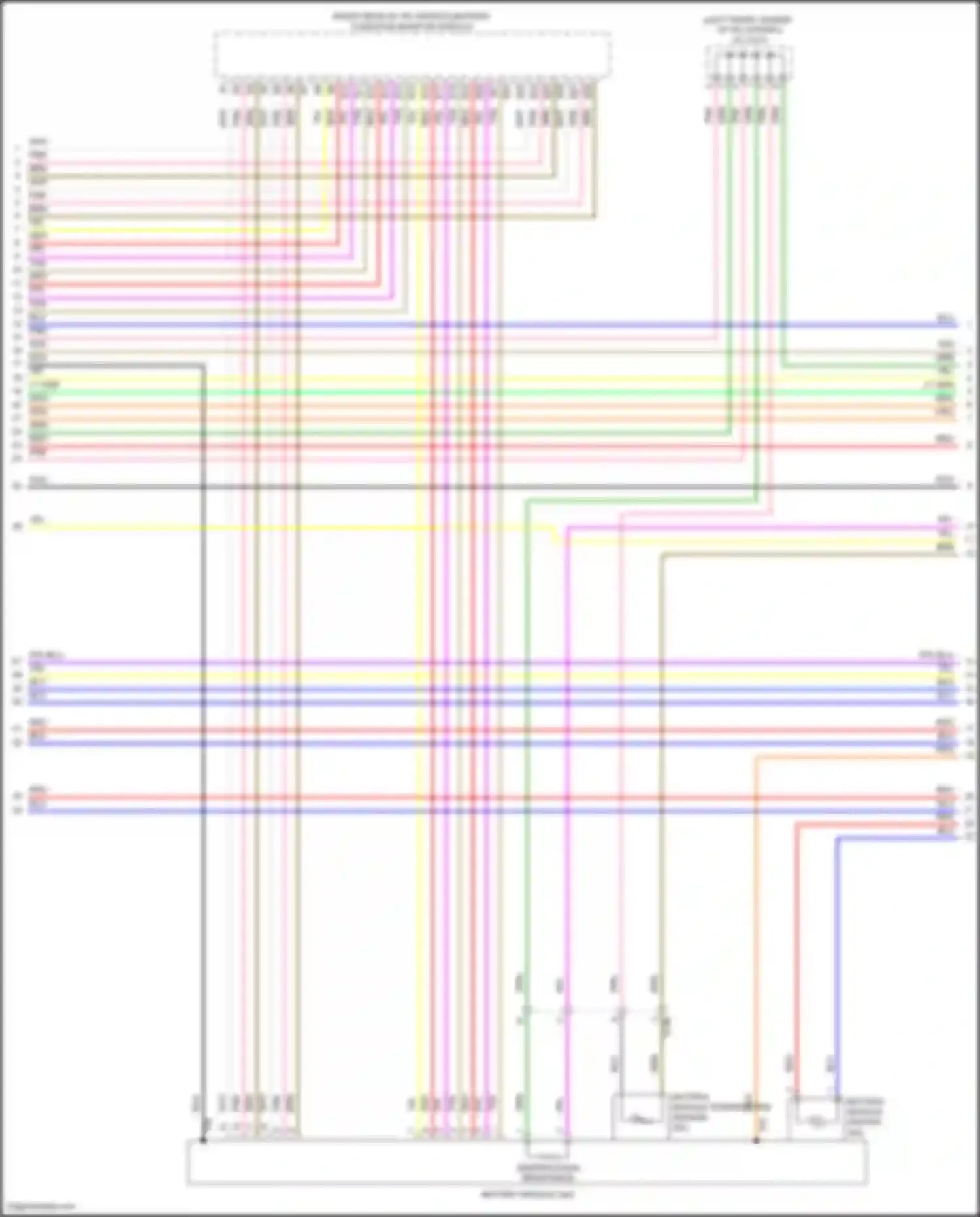 Clarity Honda II (2016-2021): Wiring diagram engine performance electric, engine controls circuit (6 of 22)