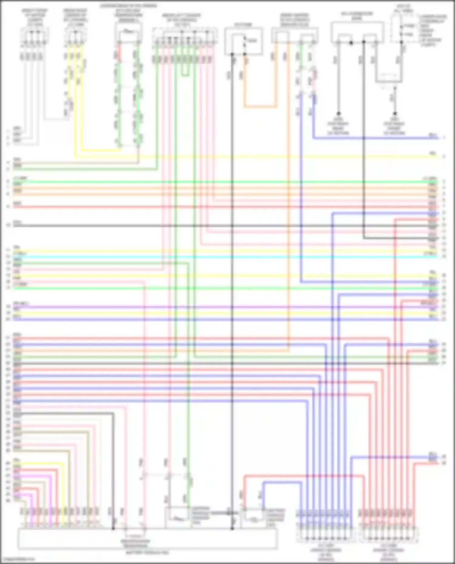 Clarity Honda II (2016-2021): Wiring diagram engine performance electric, engine controls circuit (8 of 22)