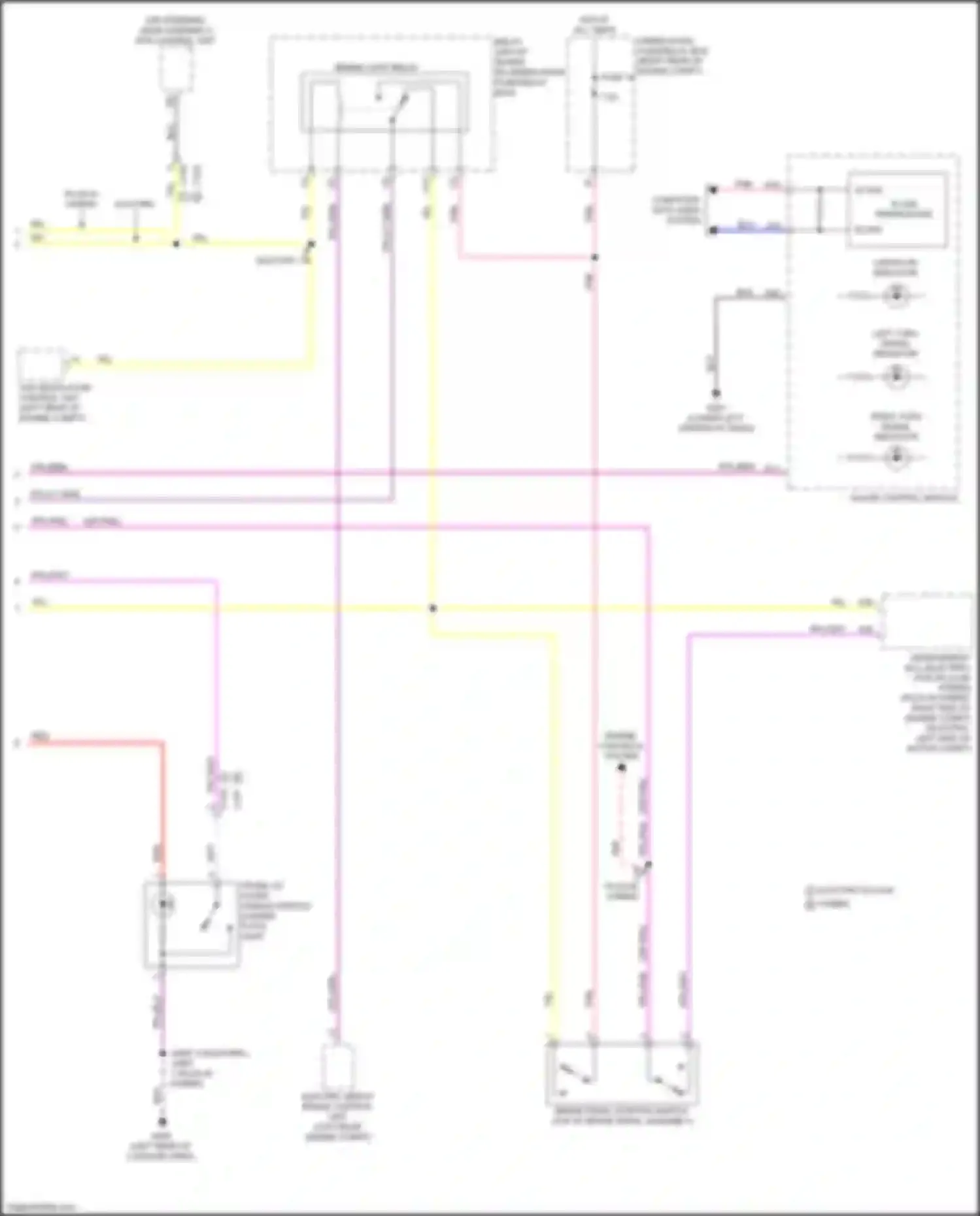 Clarity Honda II (2016-2021): Exterior lamps circuit (3 of 3)