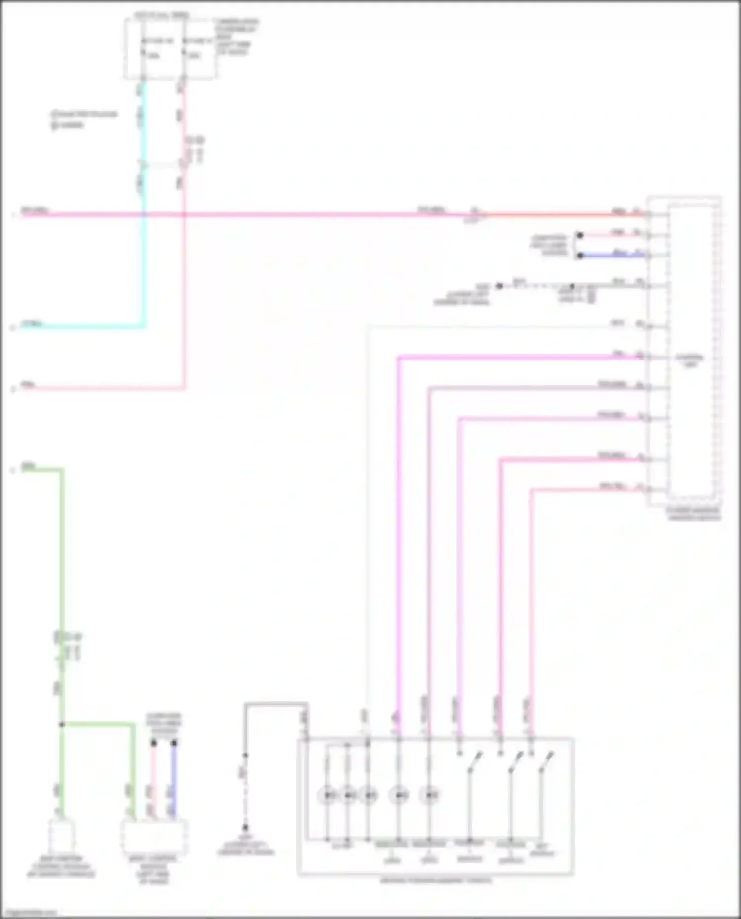 Clarity Honda II (2016-2021): Memory systems circuit (2 of 2)