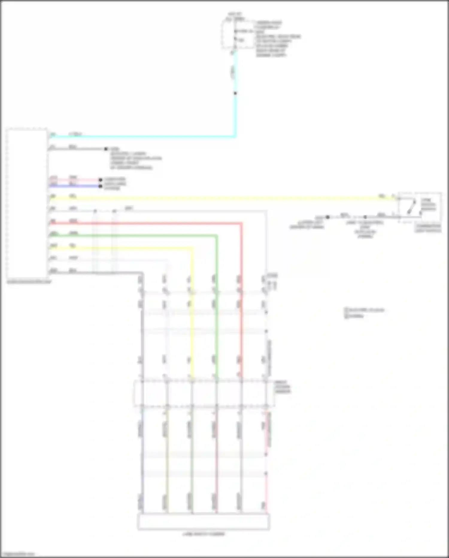 Clarity Honda II (2016-2021): Lane watch camera circuit