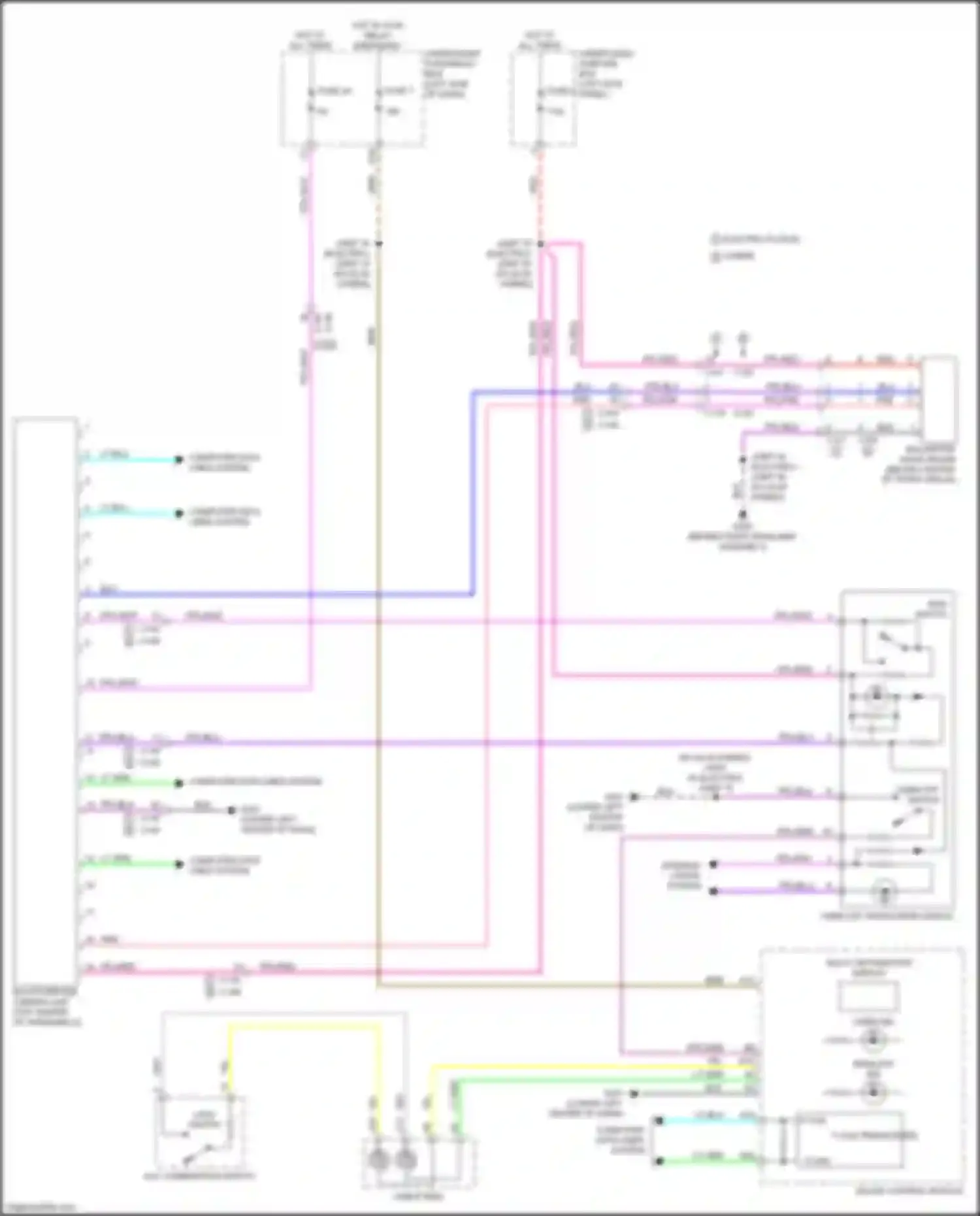 Clarity Honda II (2016-2021): Multipurpose camera circuit
