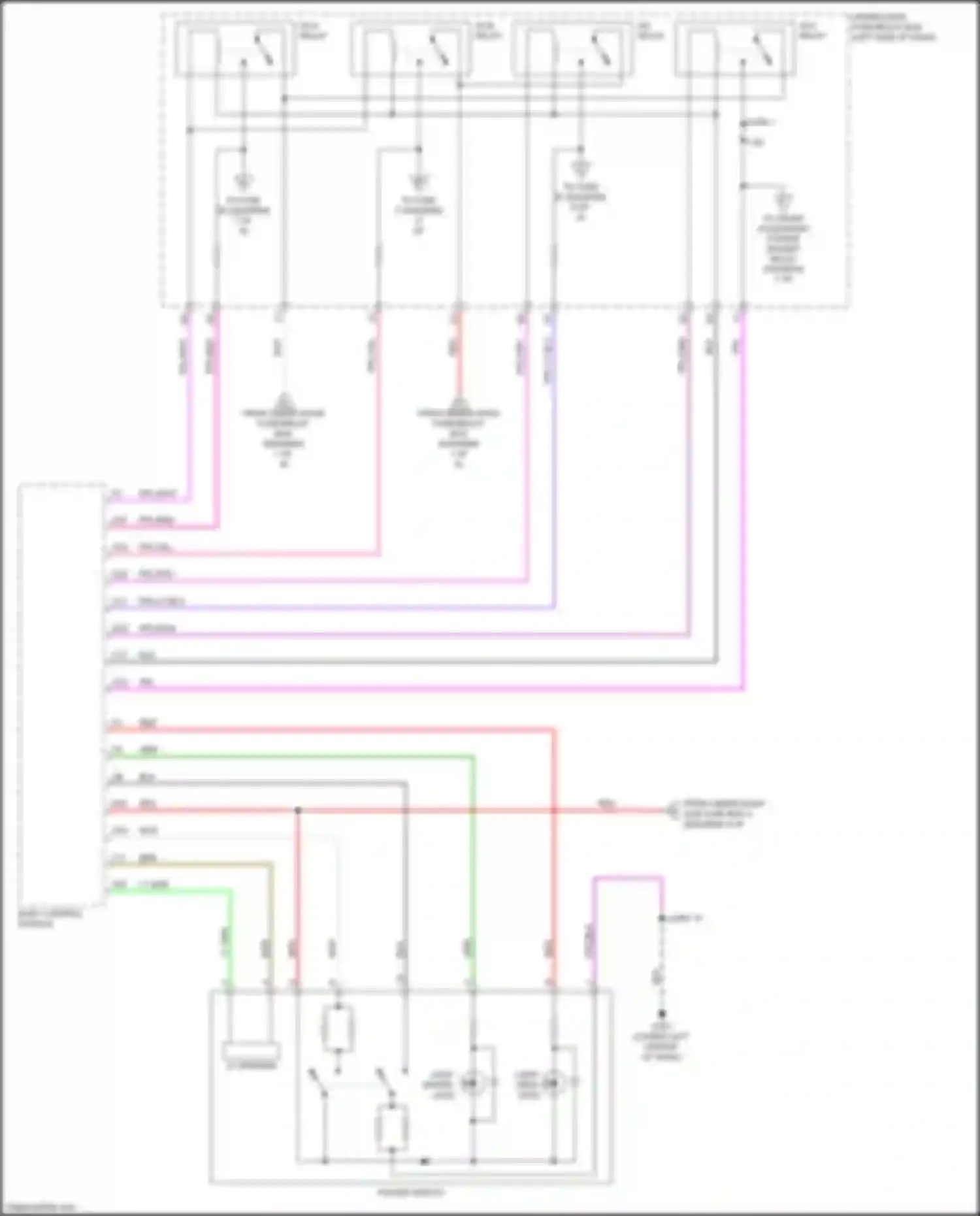 Clarity Honda II (2016-2021): Electric, power distribution circuit (5 of 8)