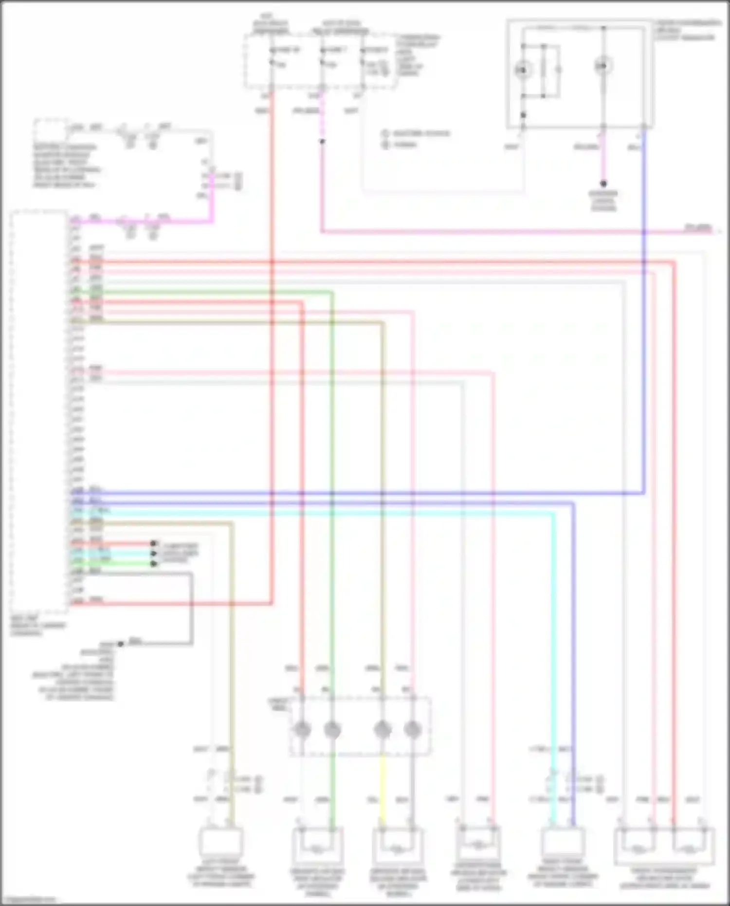 Clarity Honda II (2016-2021): Supplemental restraints circuit (1 of 3)