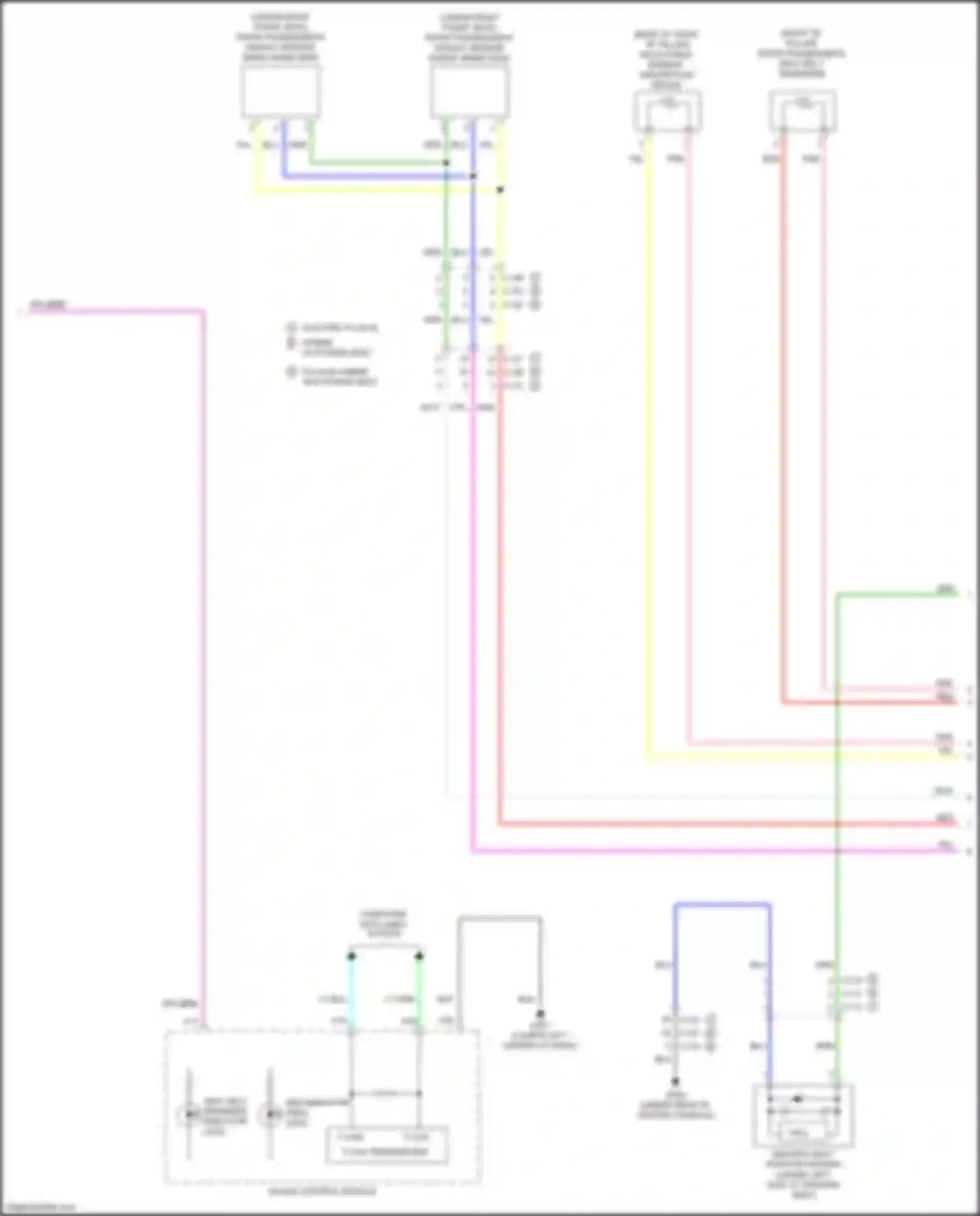 Clarity Honda II (2016-2021): Supplemental restraints circuit (2 of 3)