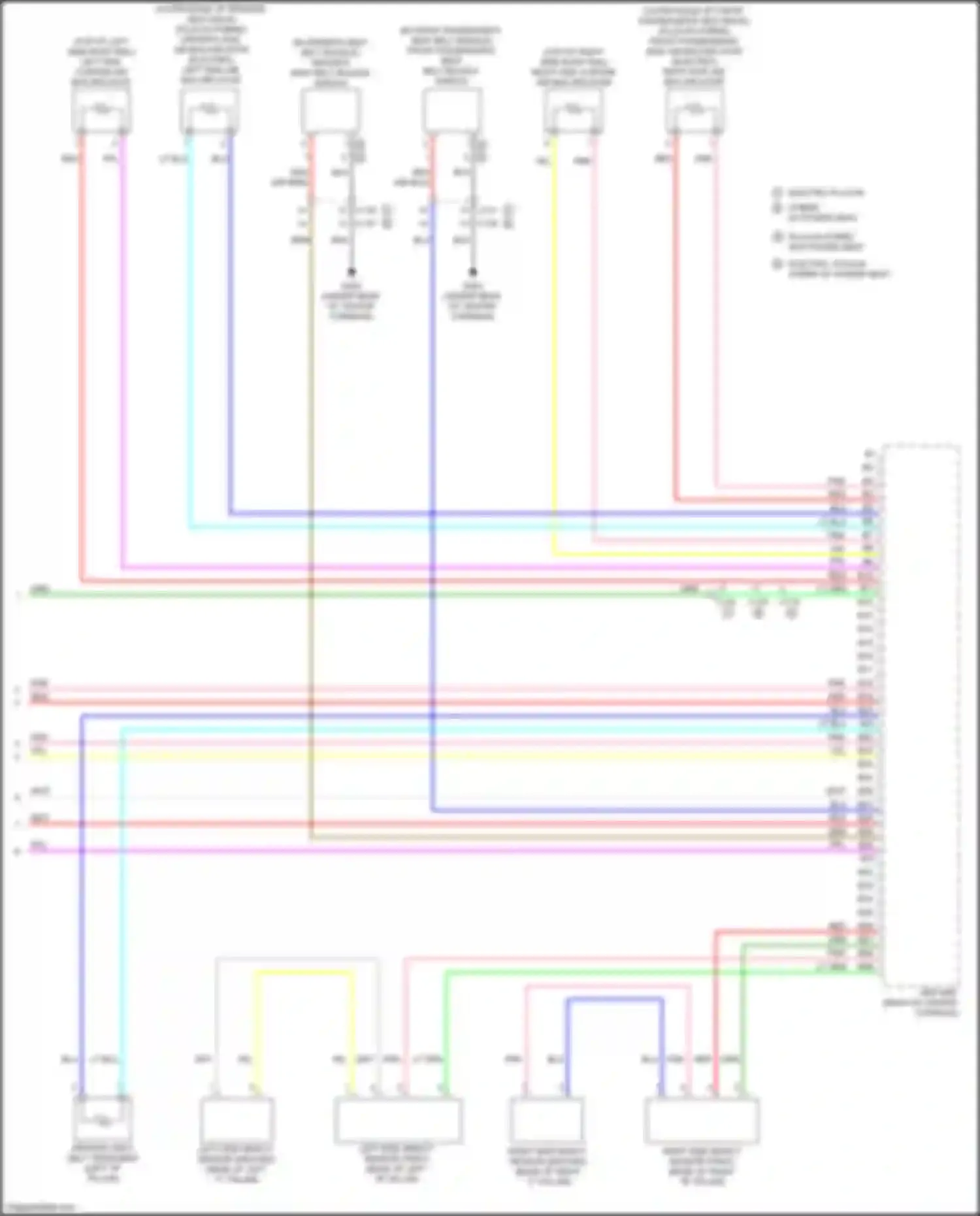 Clarity Honda II (2016-2021): Supplemental restraints circuit (3 of 3)