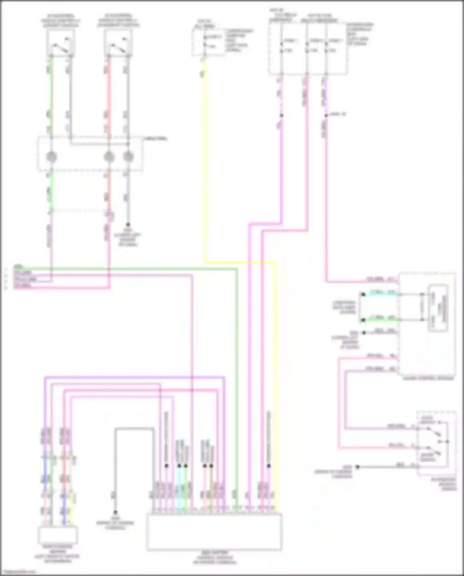 Clarity Honda II (2016-2021): Electric, transmission circuit (2 of 2)