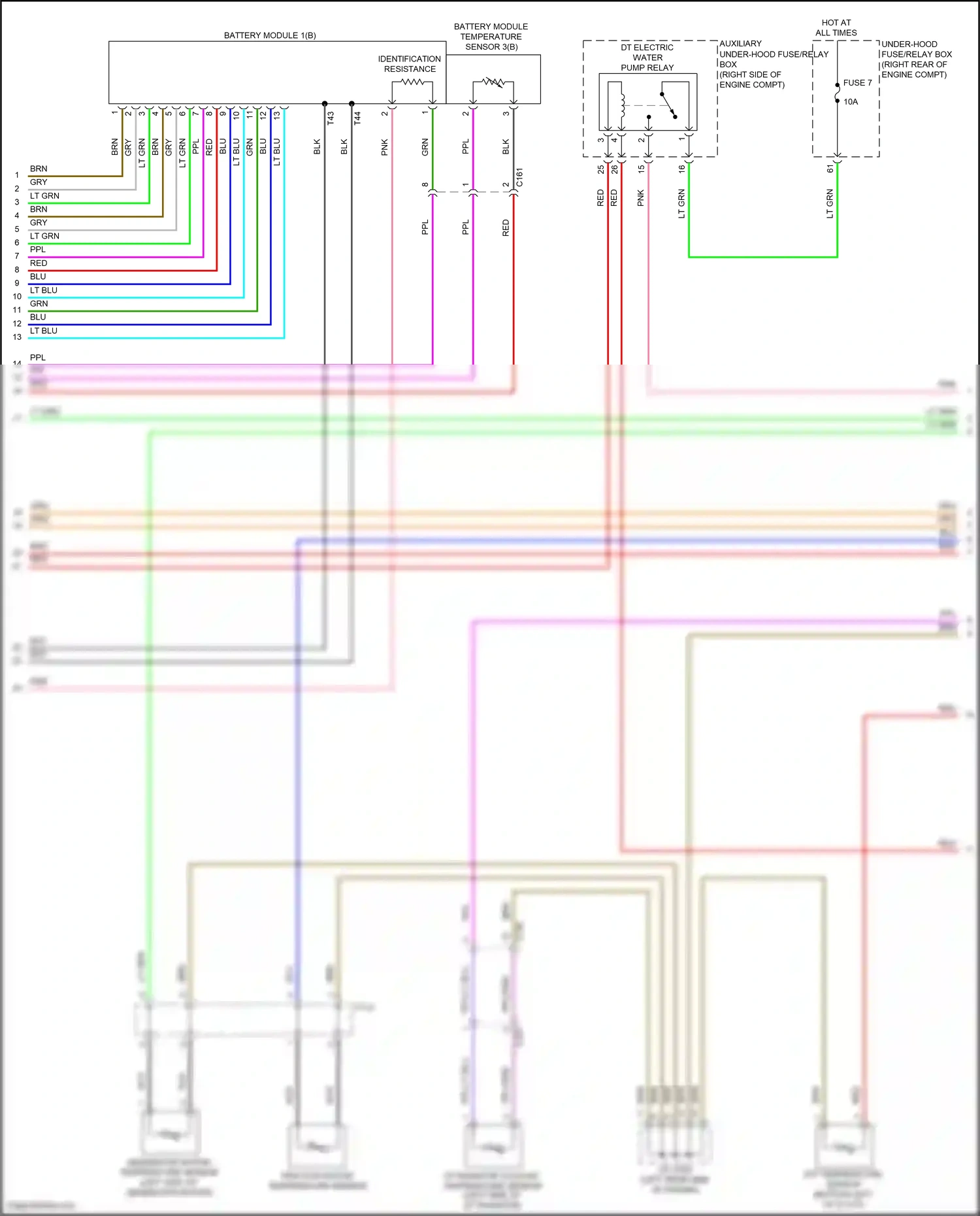 Wiring diagram atf temperature sensor for Honda Clarity II (2016-2021) (1 of 1)