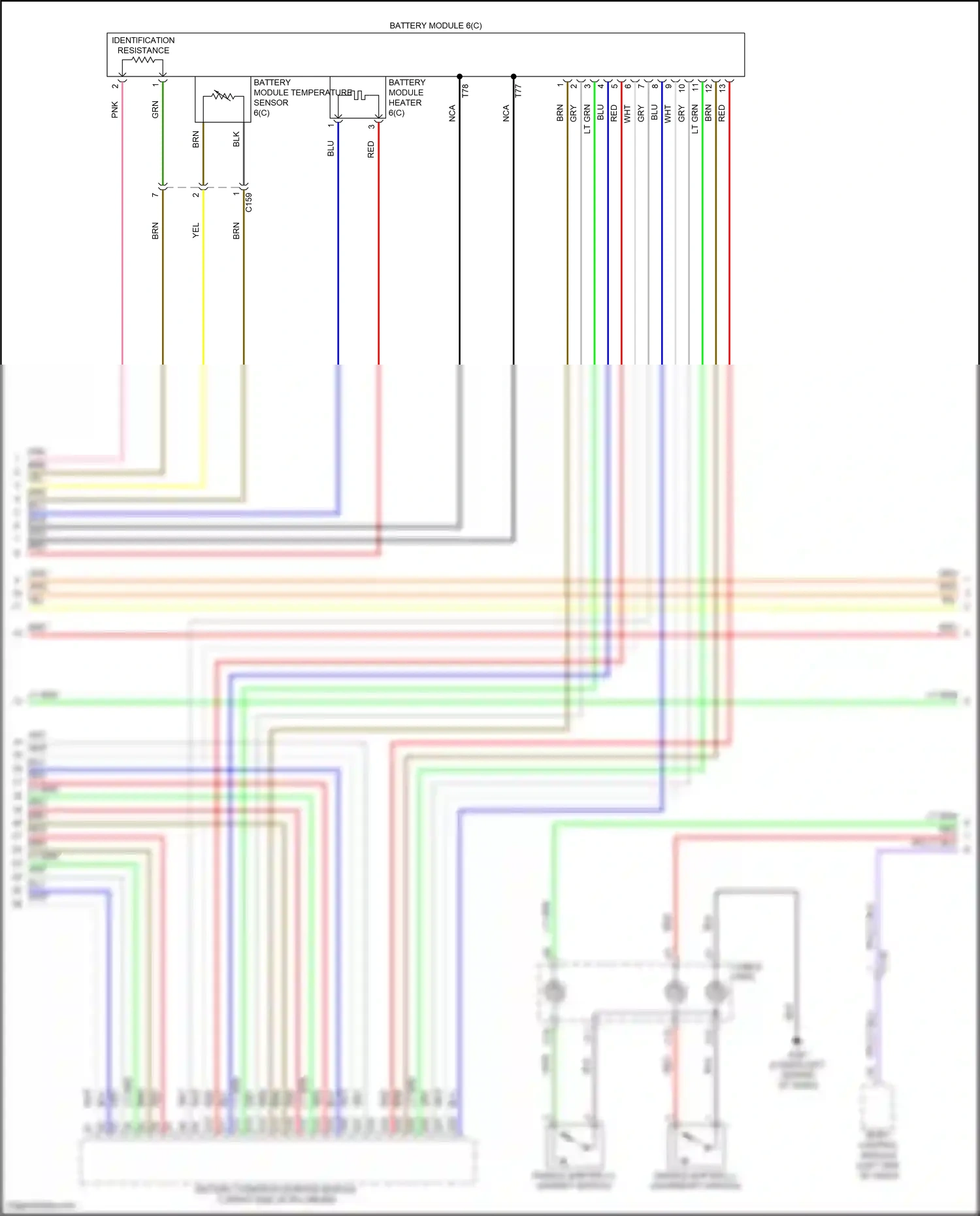 Wiring diagram body control module for Honda Clarity II (2016-2021) (36 of 36)
