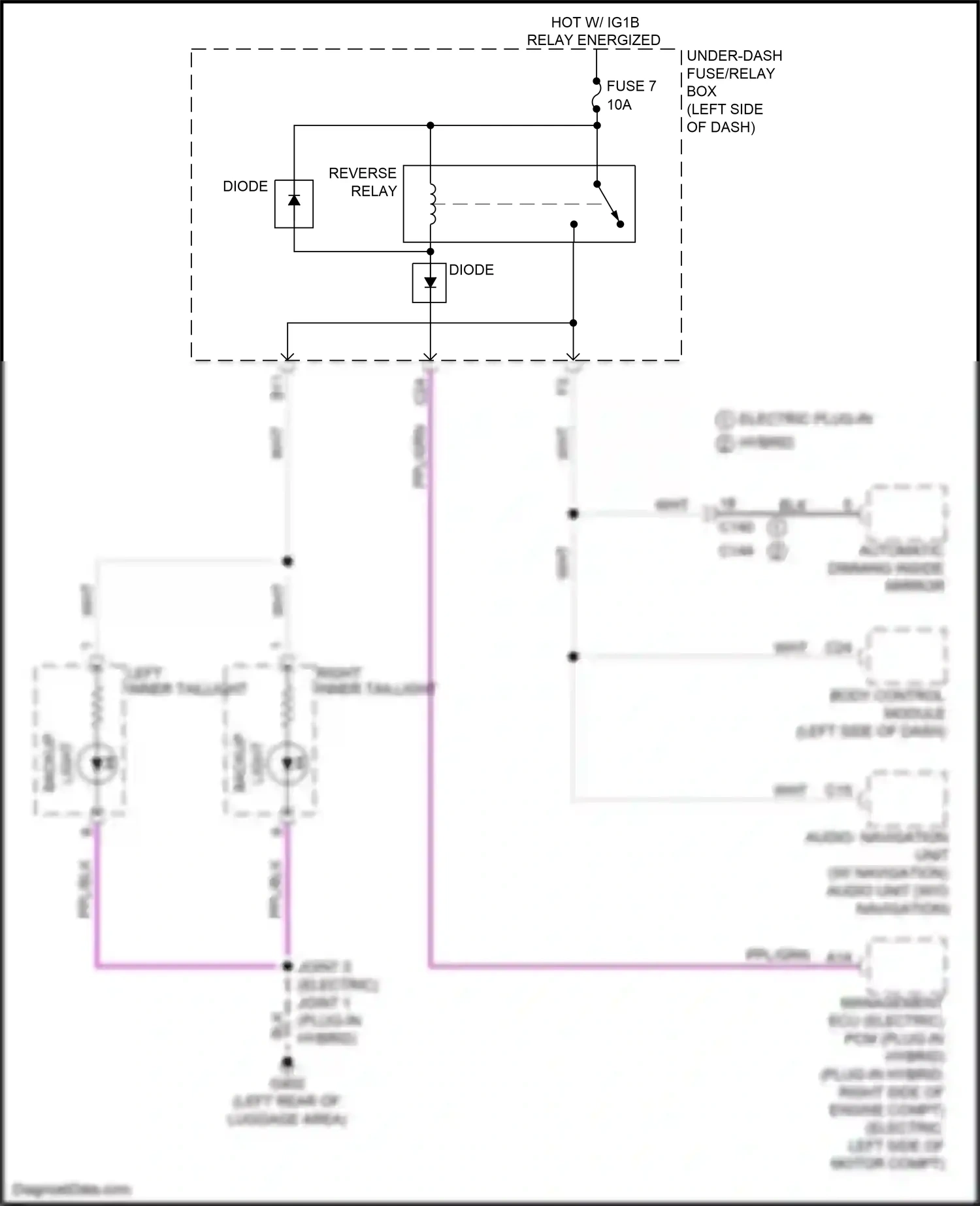 Wiring diagram body control module for Honda Clarity II (2016-2021) (15 of 36)